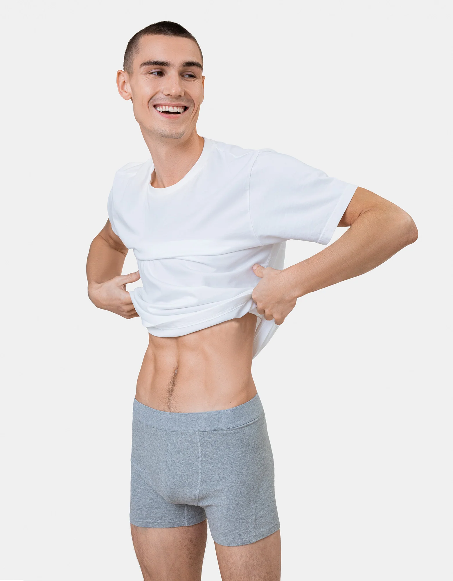 Organic Boxer Briefs 3 Pack - Navy Blue - Image 2