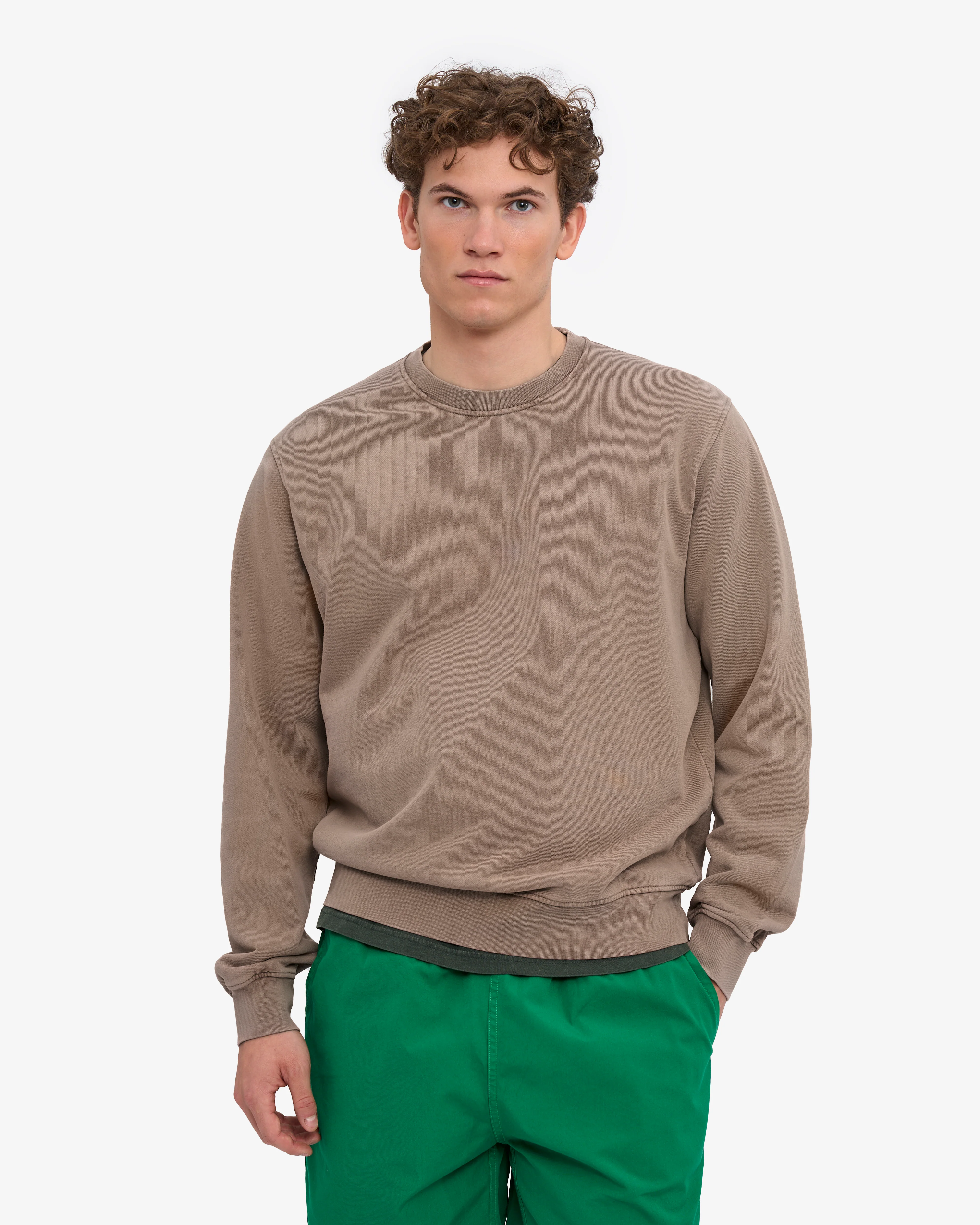 Classic Organic Crew - Faded Khaki - Image 2