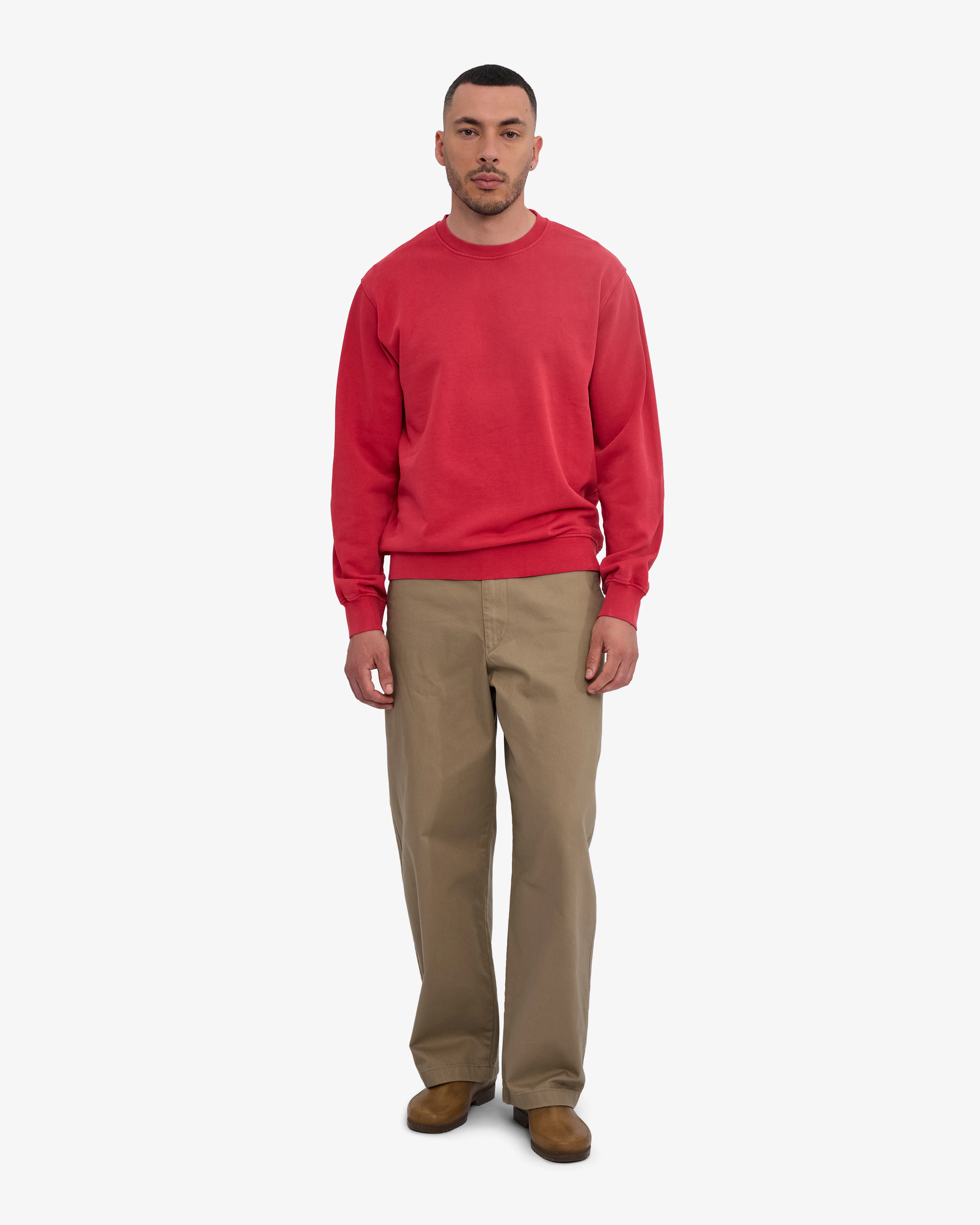 Classic Organic Crew - Faded Red - Image 5