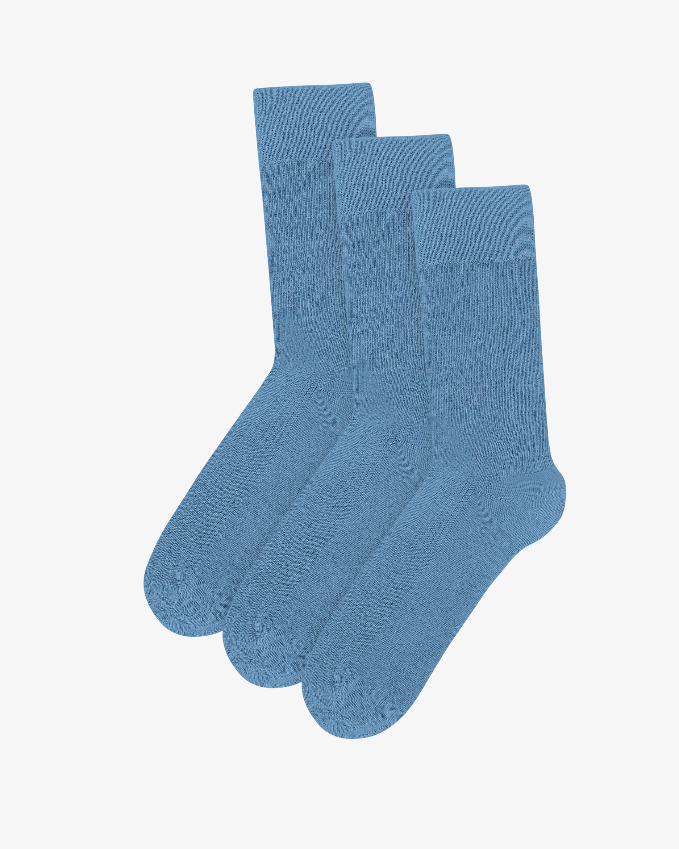 Classic Organic Sock - Seaside Blue (3-Pack)