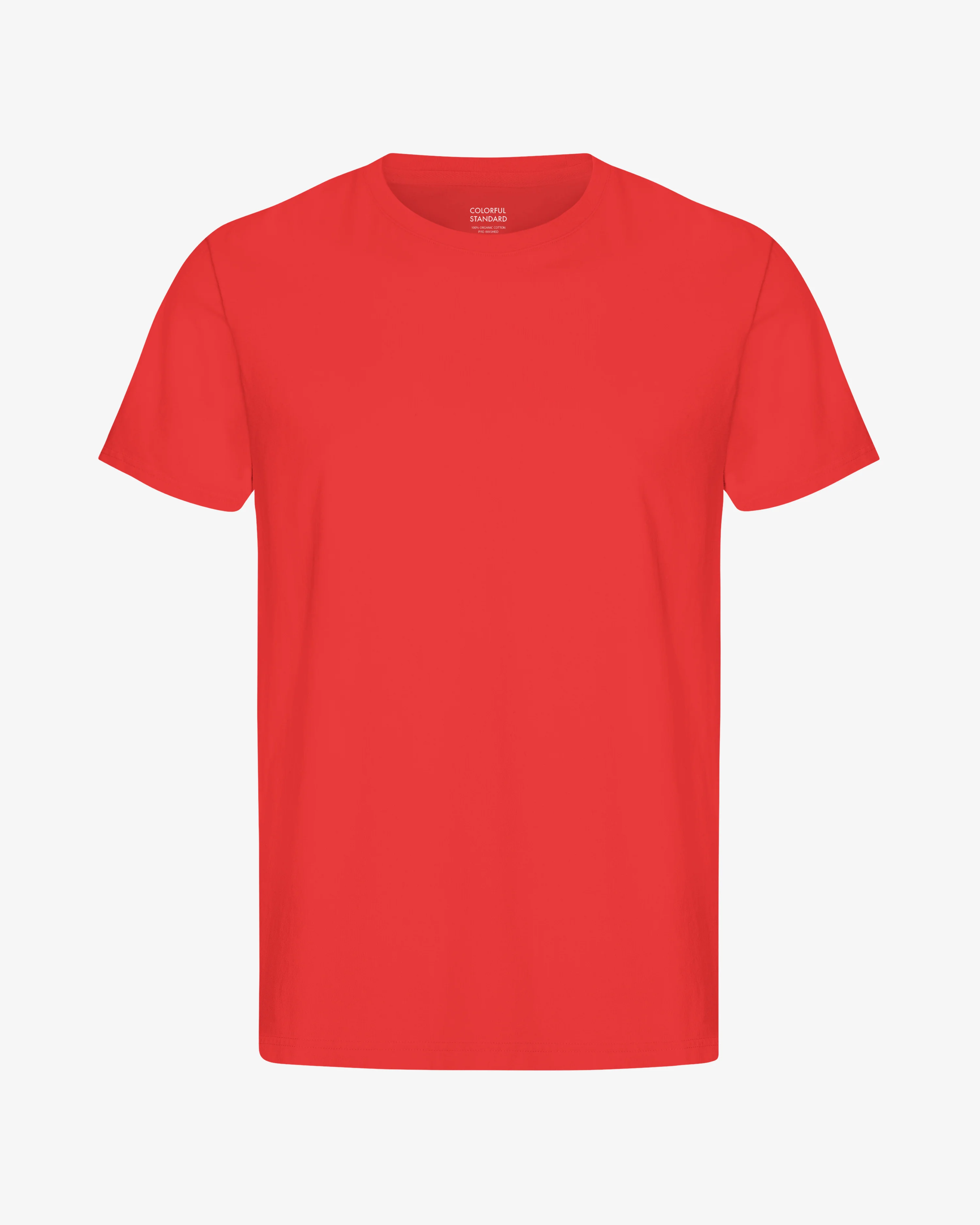 Classic Organic Tee - Red Tangerine