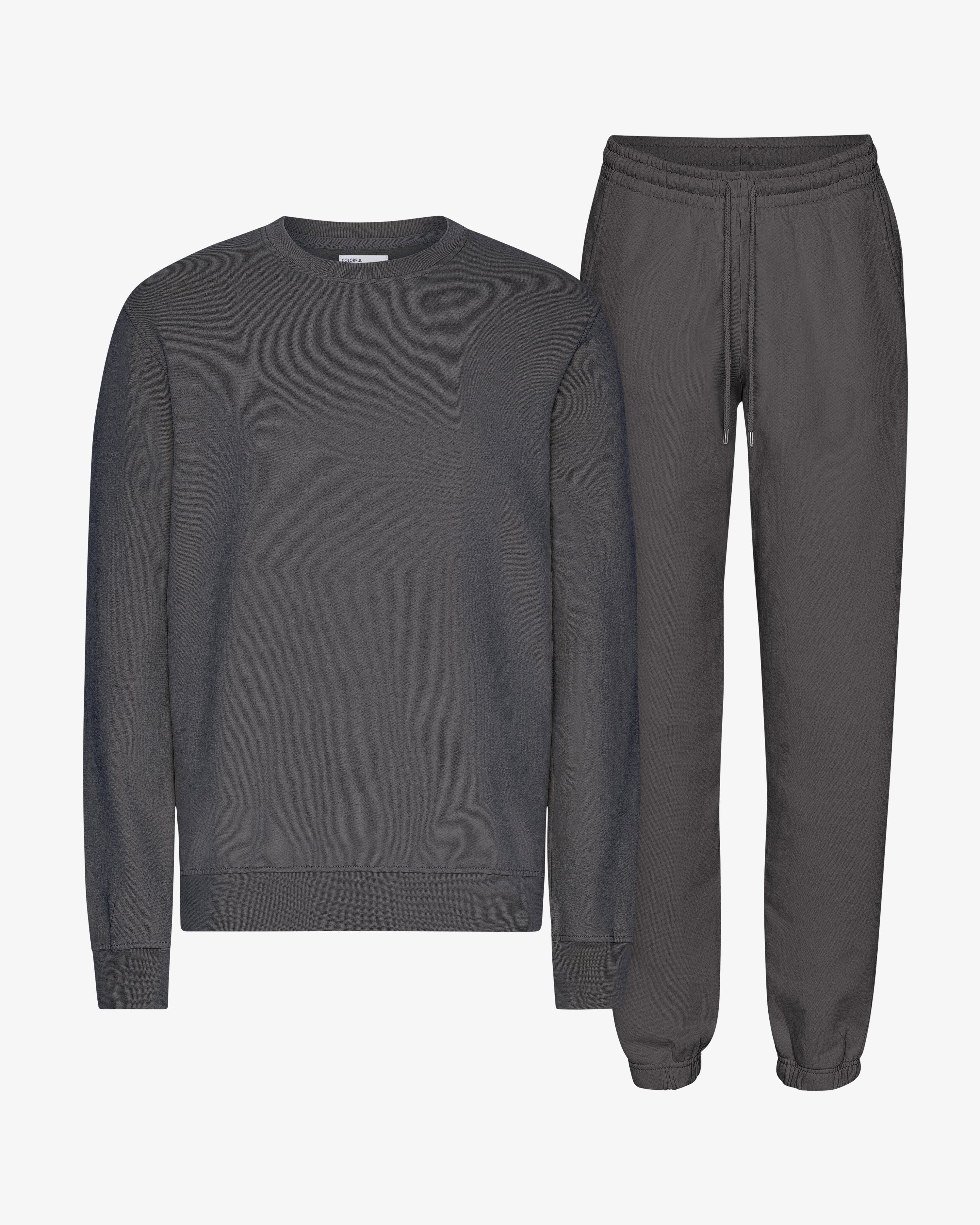 Organic Classic Sweatsuit - Lava Grey
