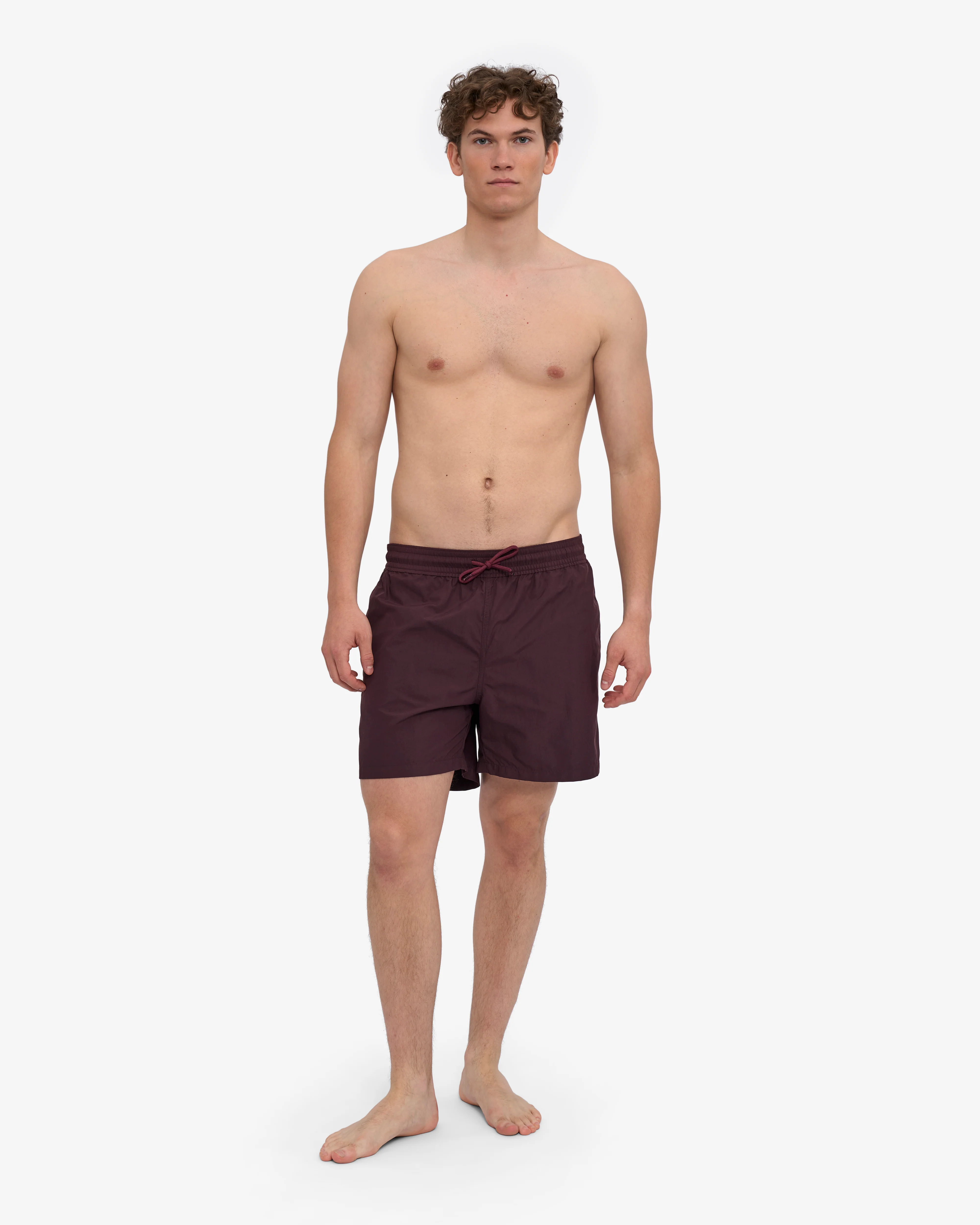 Classic Swim Shorts - Oxblood Red - Image 5