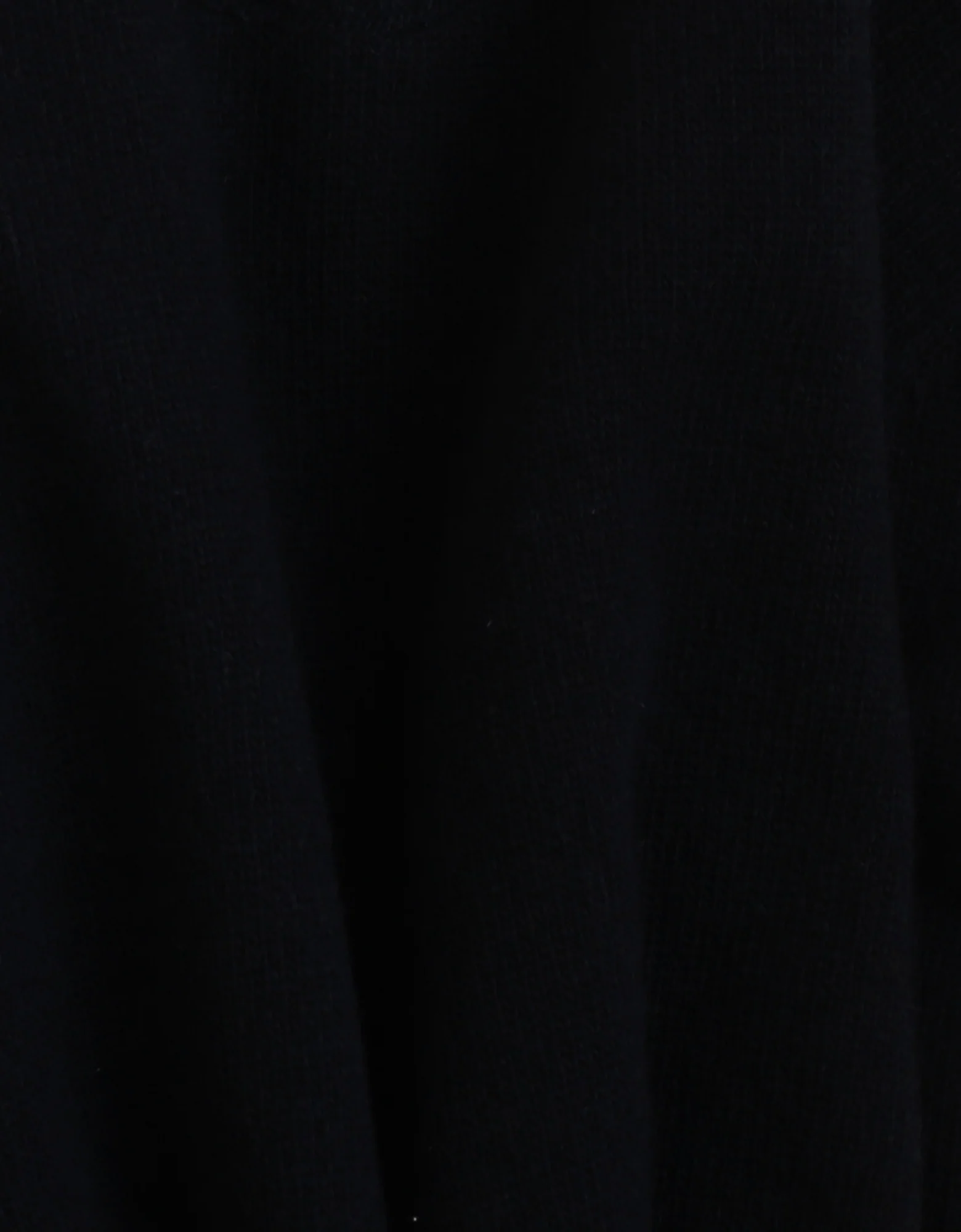Light Merino Wool Crew - Deep Black - Image 5