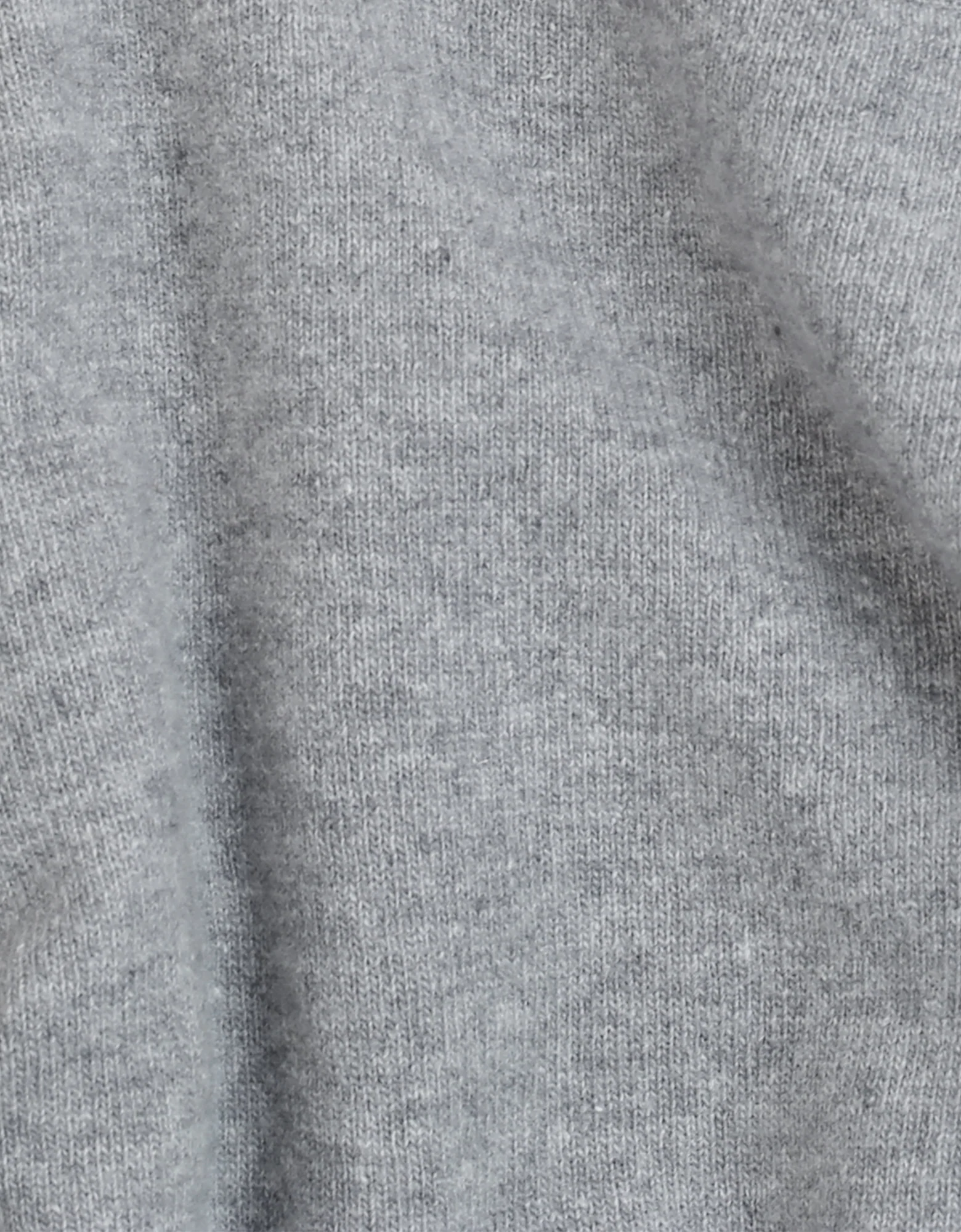 Light Merino Wool Crew - Heather Grey - Image 5
