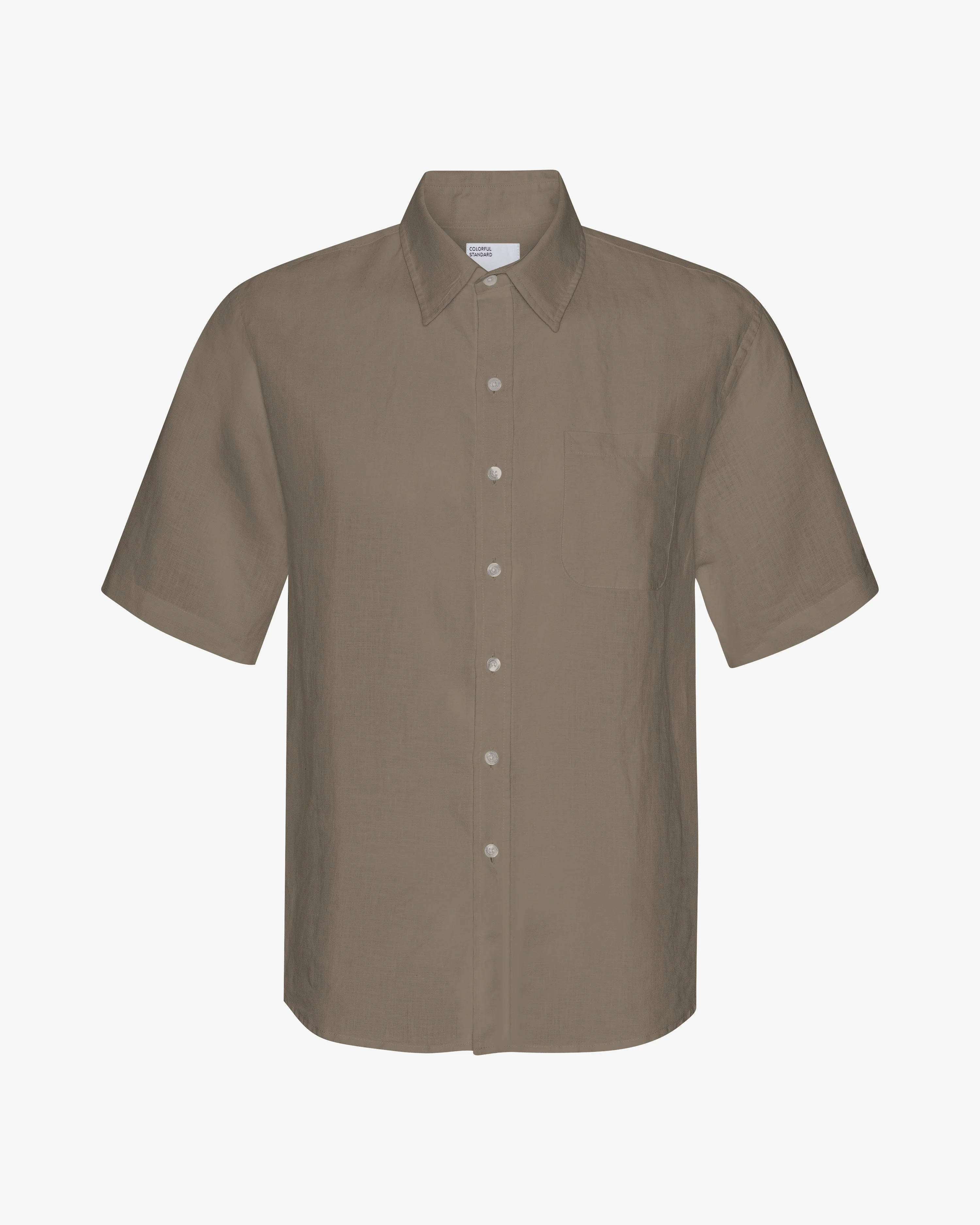 Linen SS Shirt - Dusty Olive
