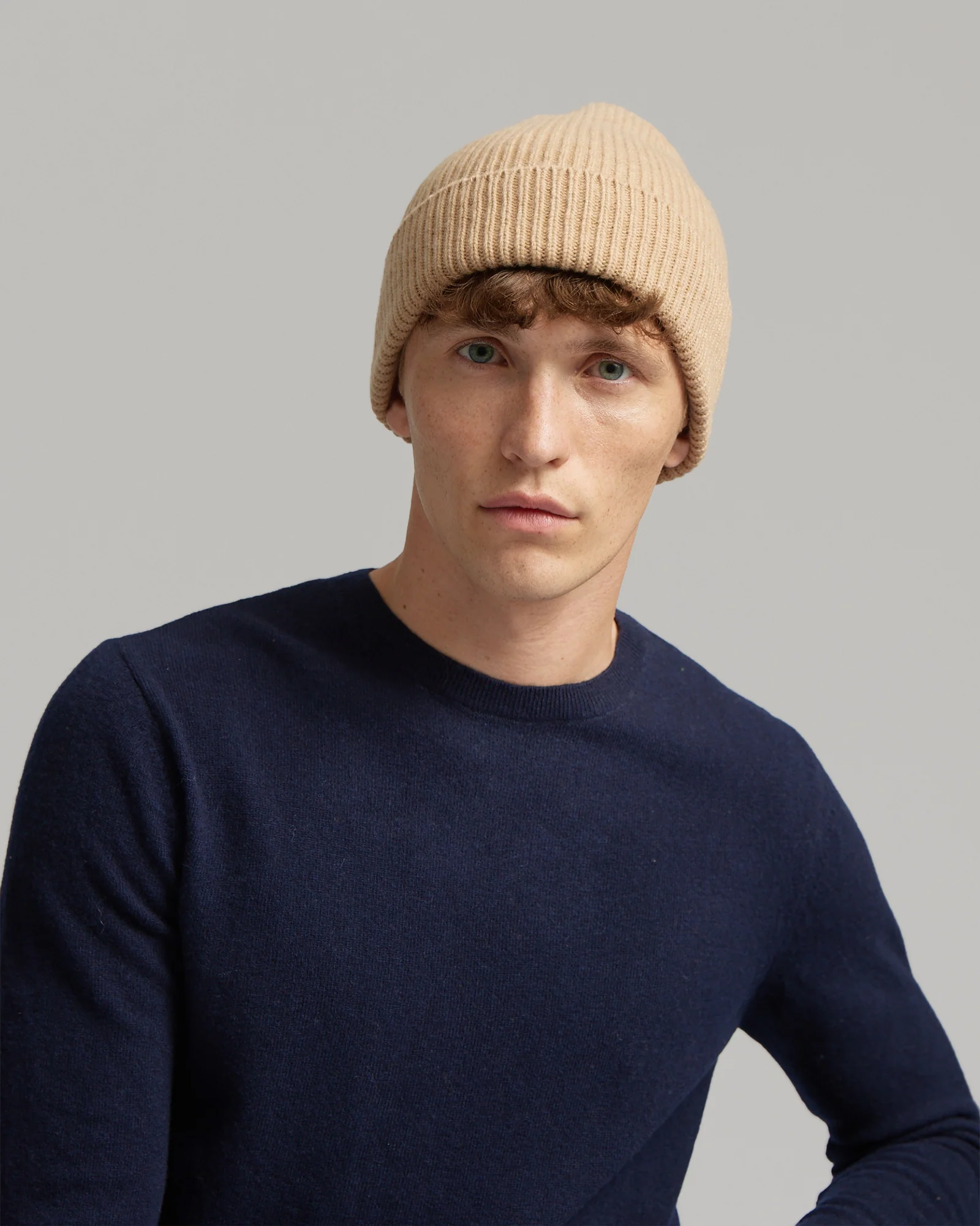 Merino Wool Beanie - Hunter Green - Image 4