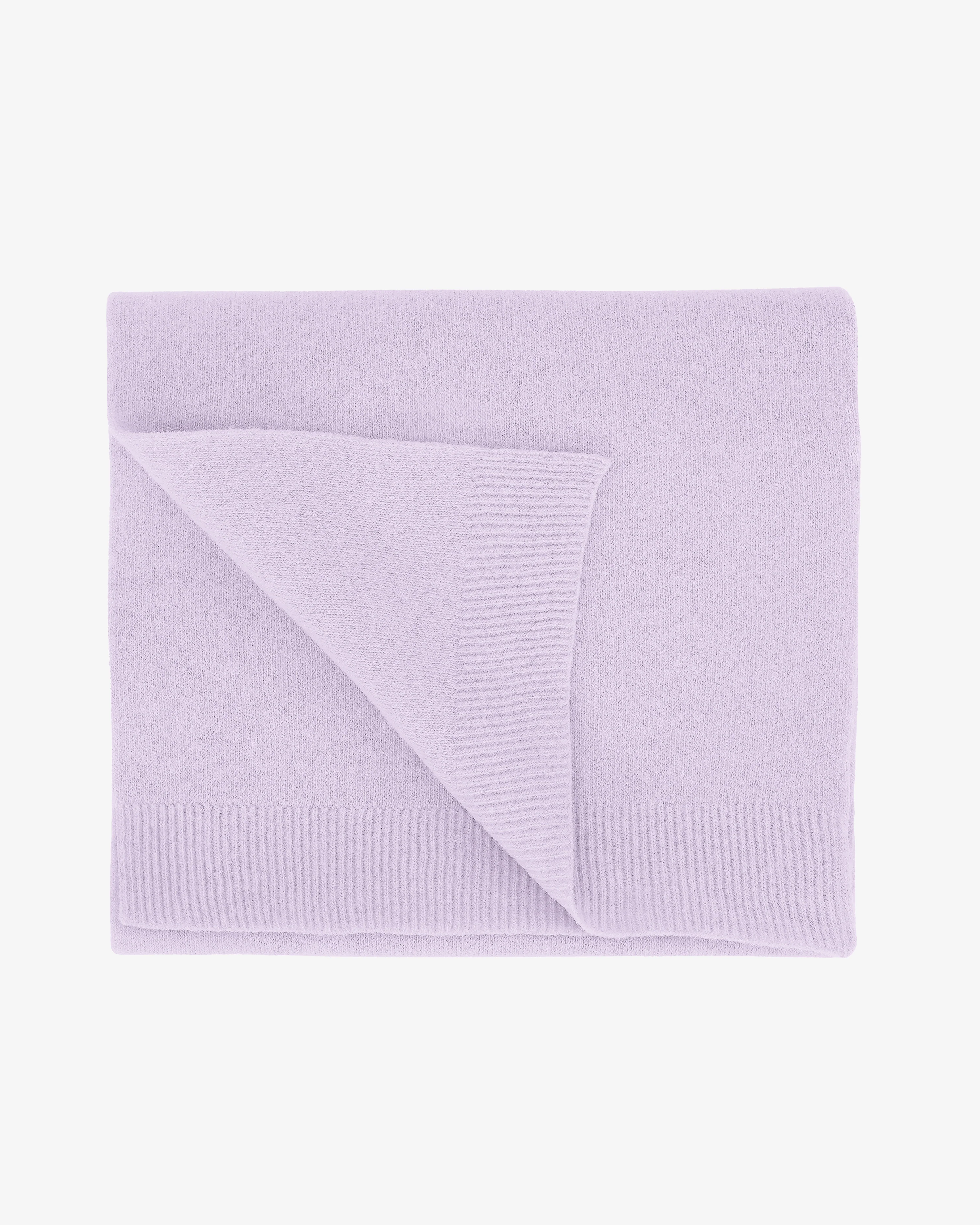 Merino Wool Scarf - Soft Lavender