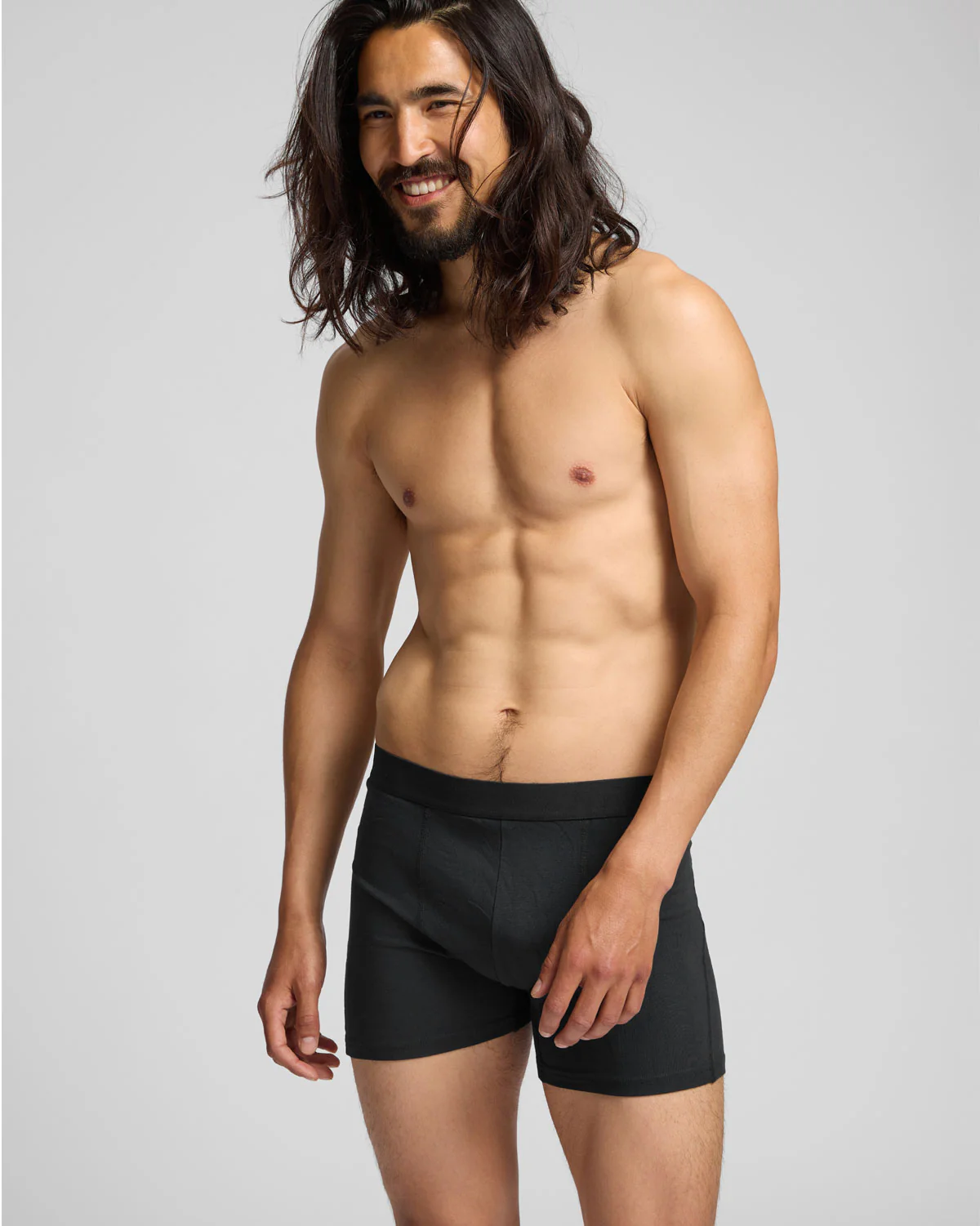 Organic Boxer Briefs 3 Pack - Deep Black - Image 3