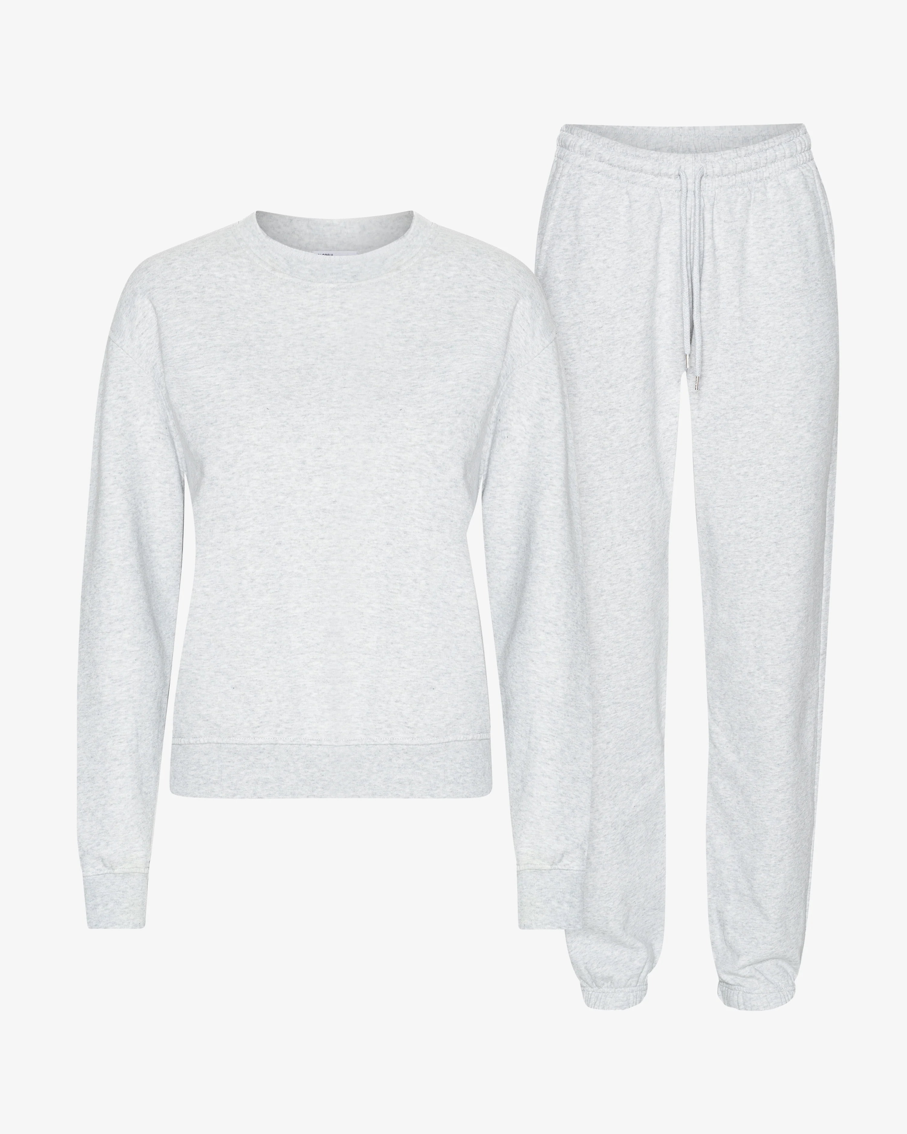 Organic Classic Sweatsuit - Snow Melange