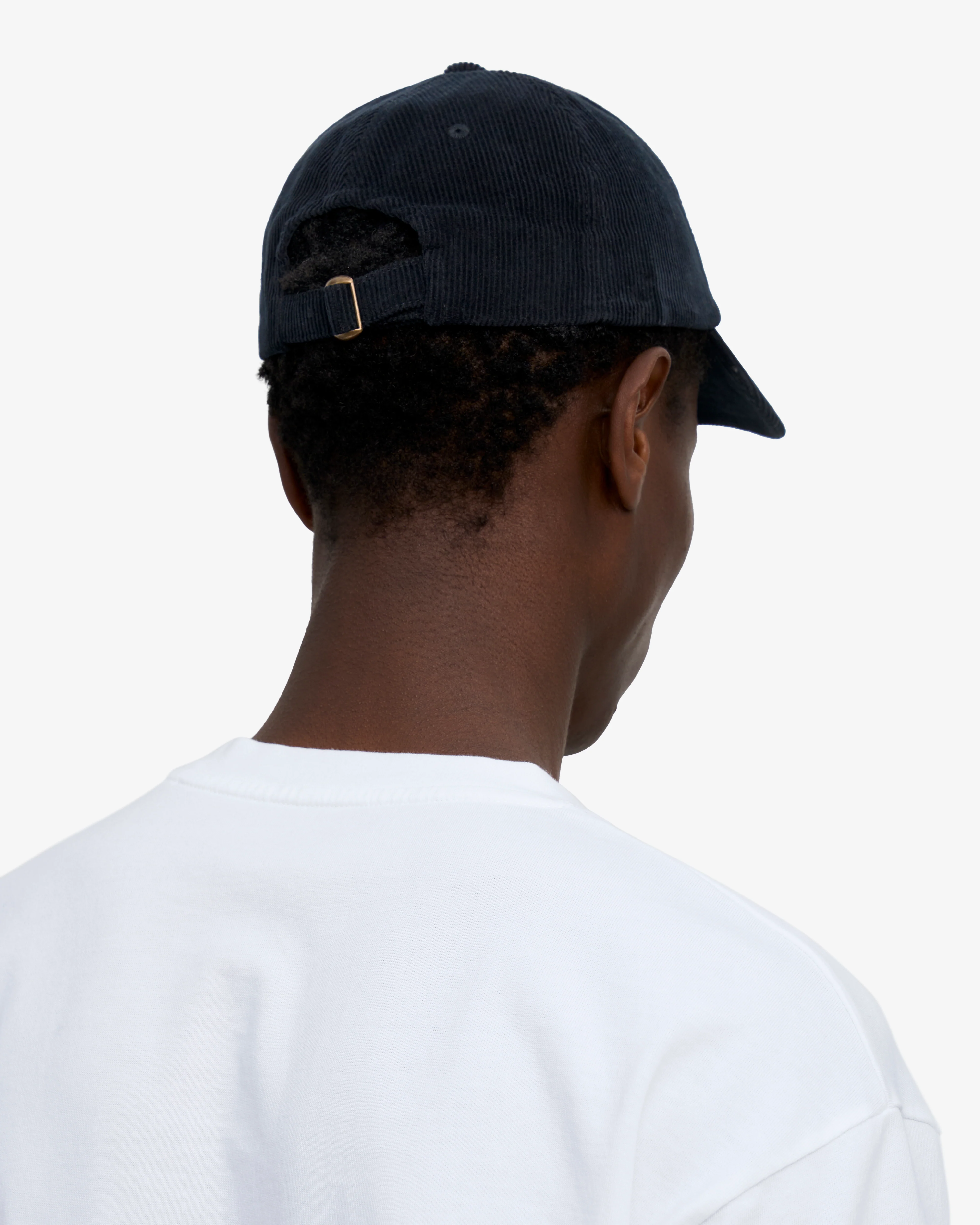 Organic Corduroy Cap - Navy Blue - Image 3
