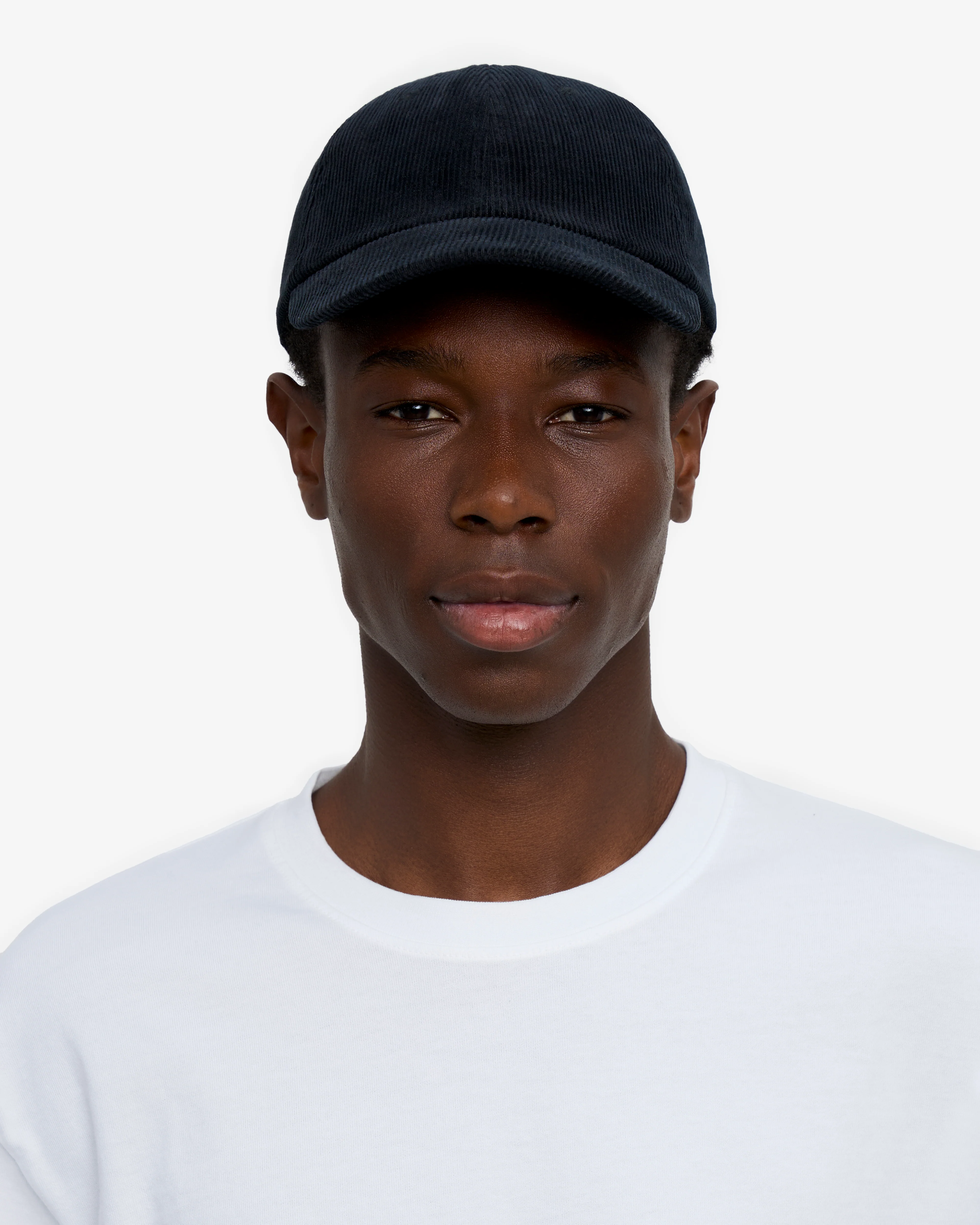 Organic Corduroy Cap - Navy Blue - Image 4
