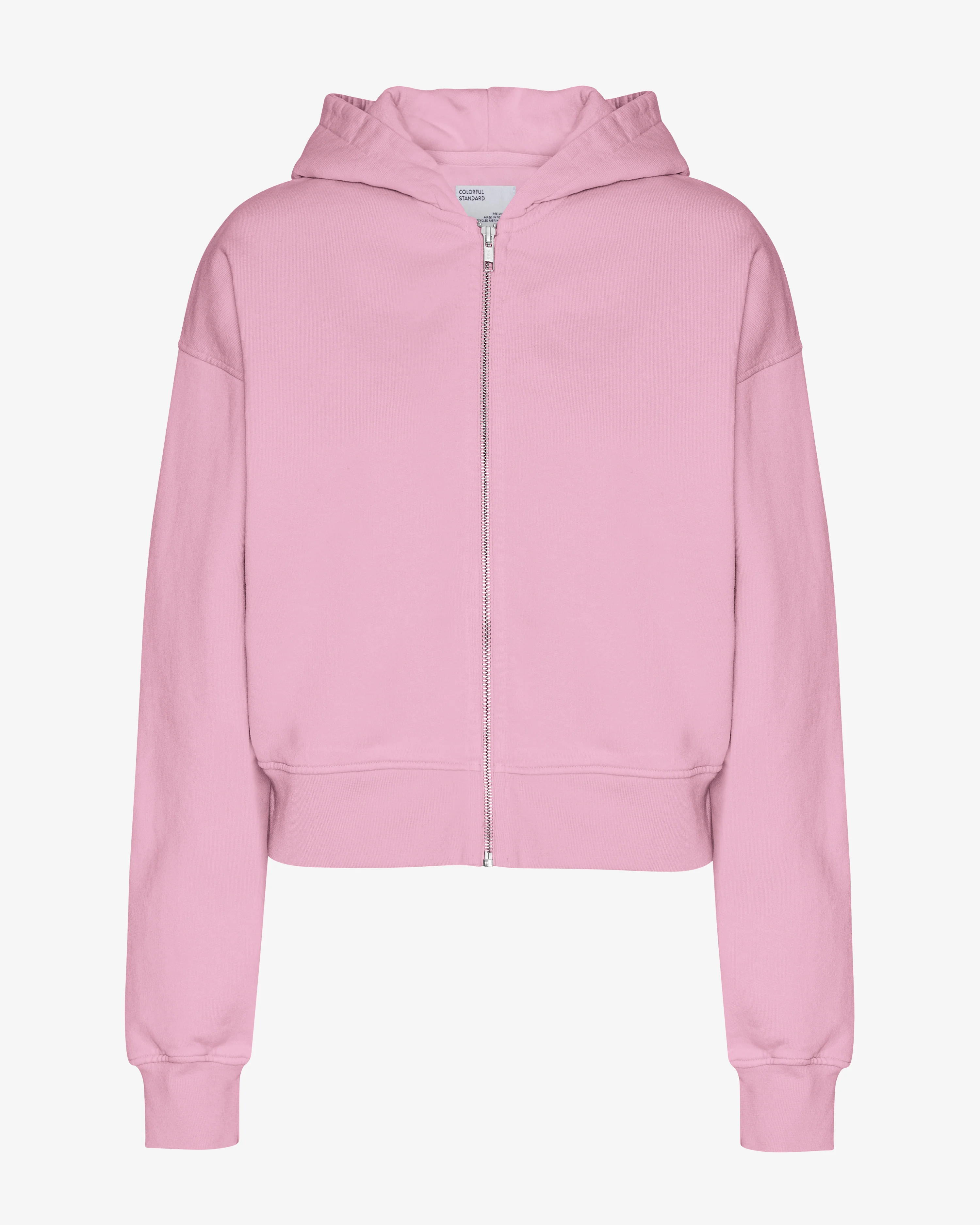 Organic Crop Zip Hood - Cherry Blossom