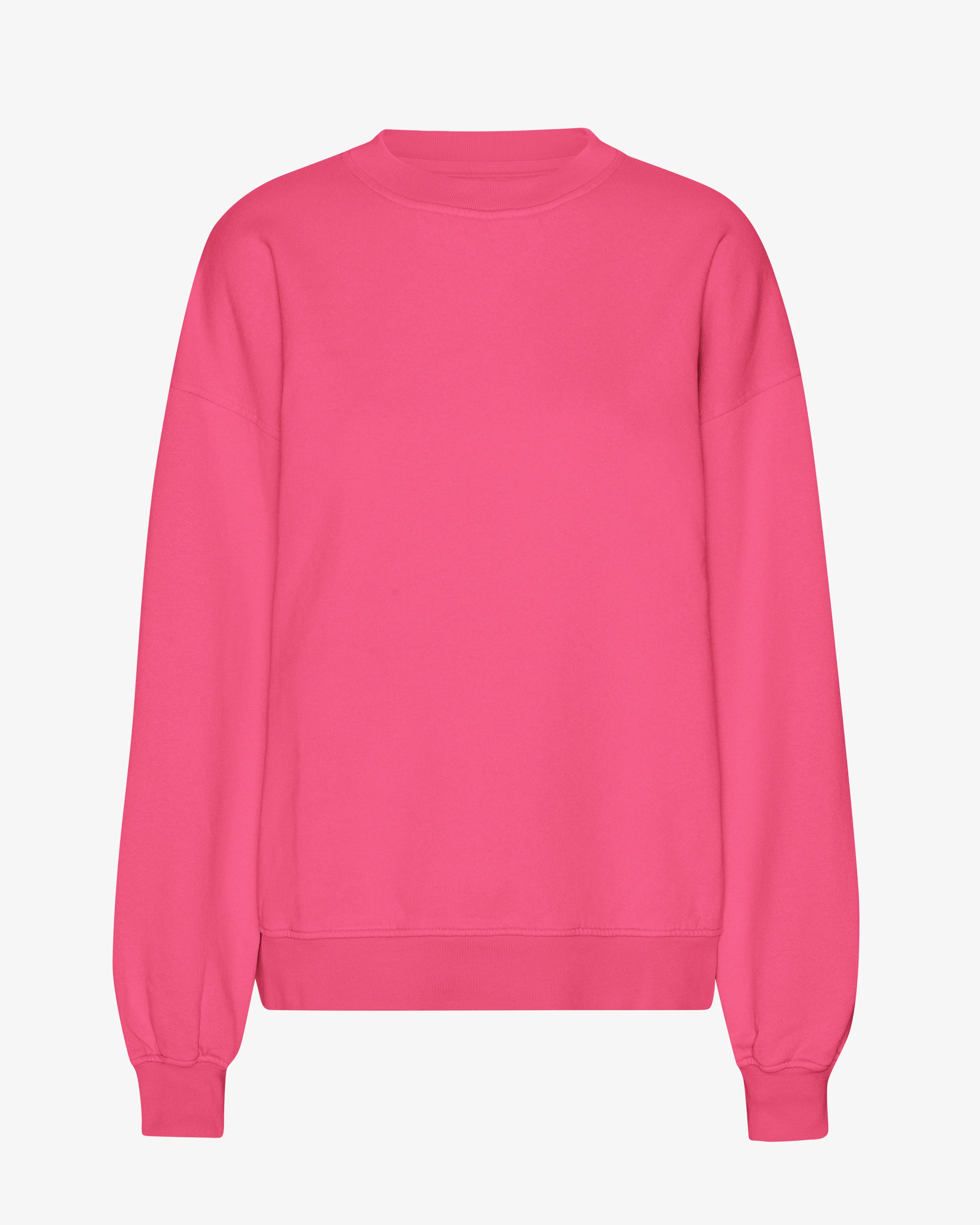Organic Oversized Crew - Bubblegum Pink