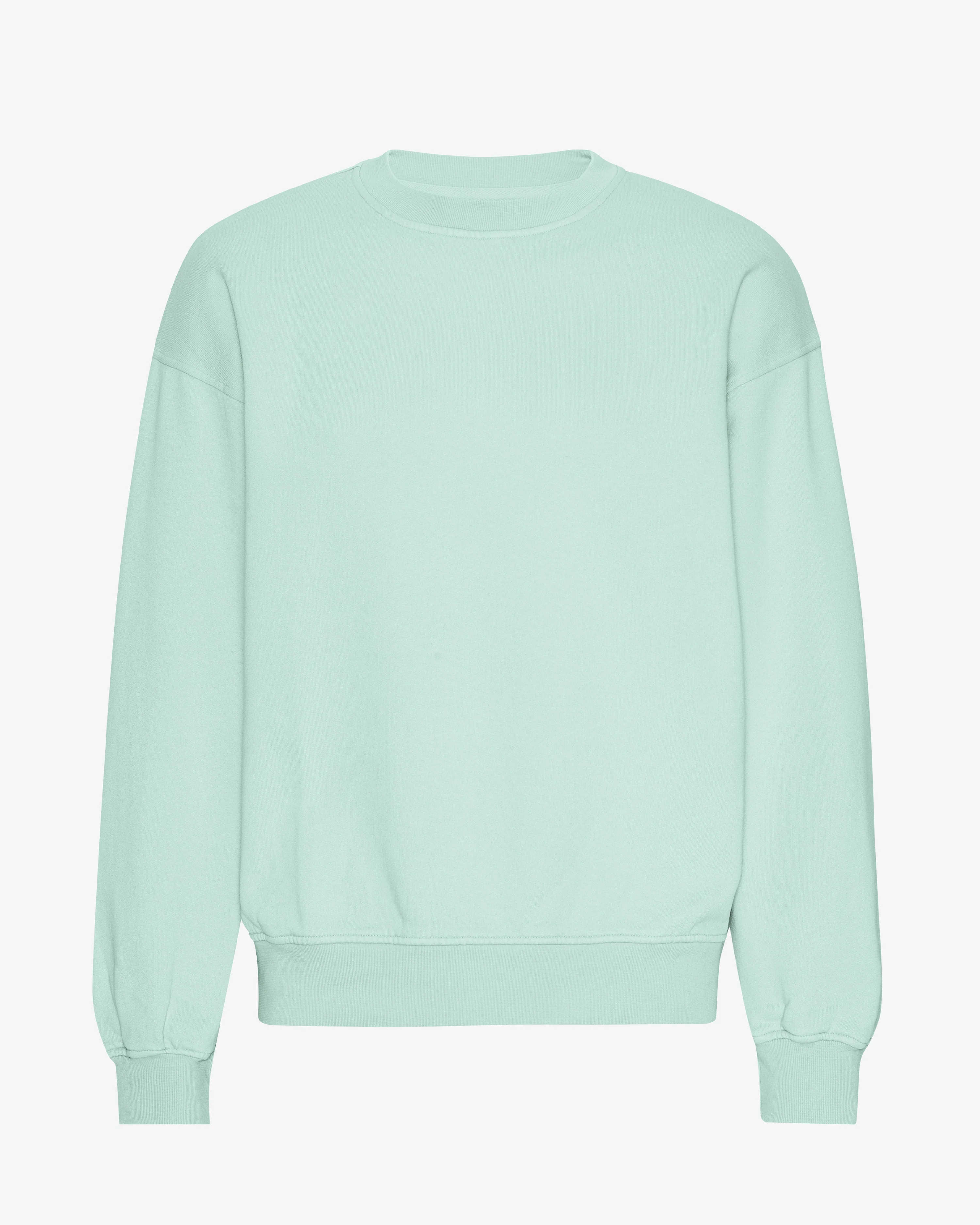 Organic Oversized Crew - Light Aqua