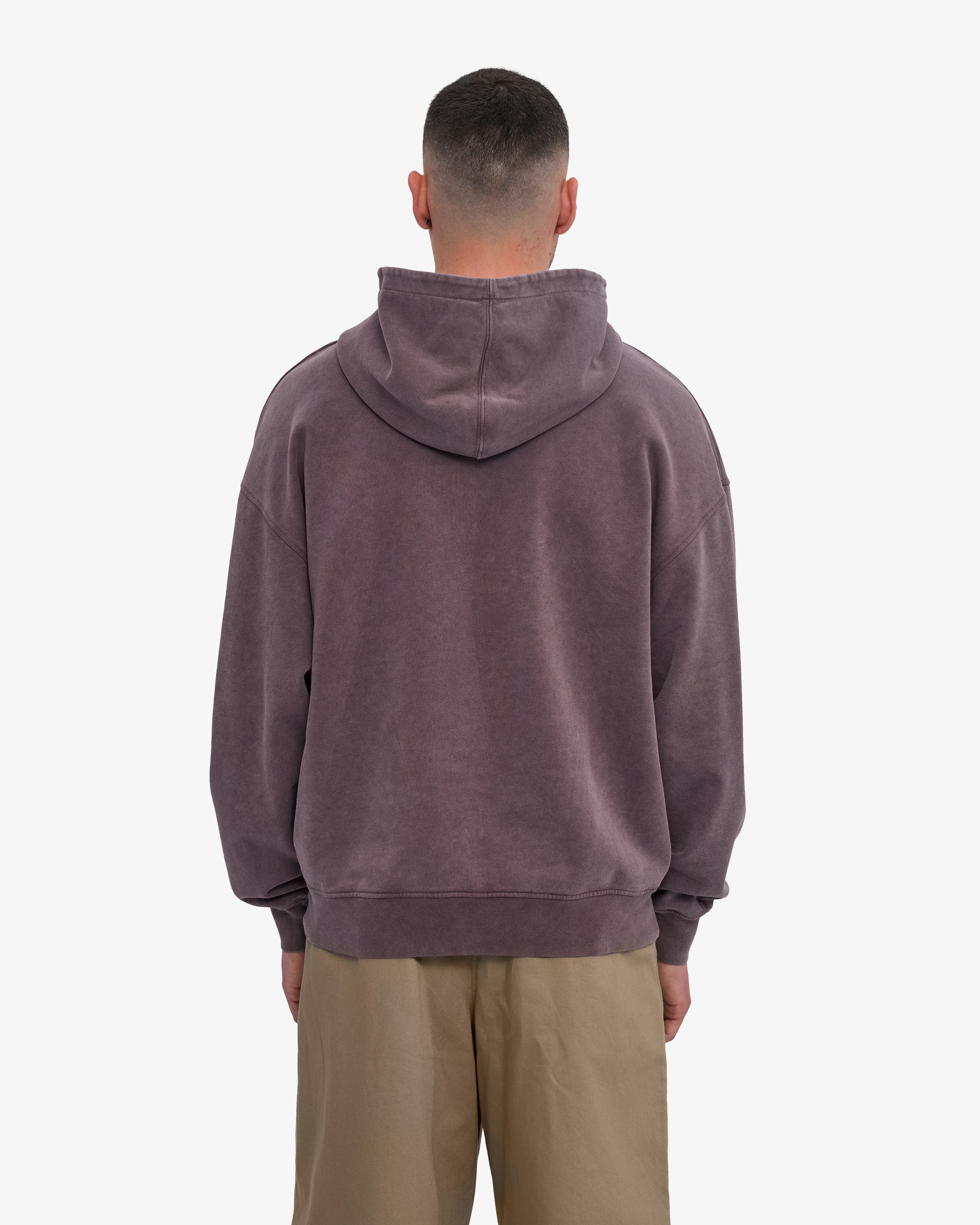 Organic Oversized Hood - Faded Grape - Image 4