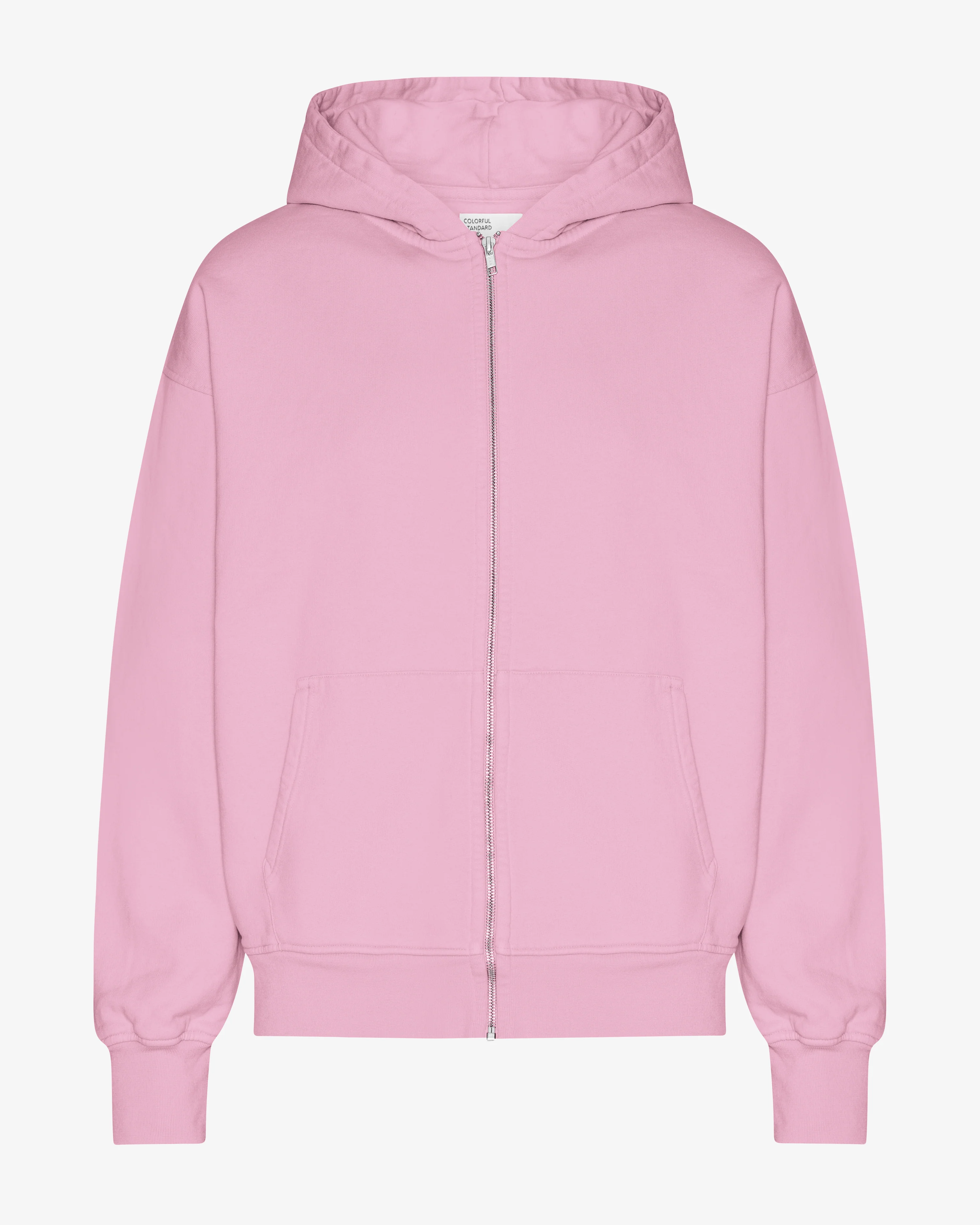 Organic Oversized Zip Hood - Cherry Blossom