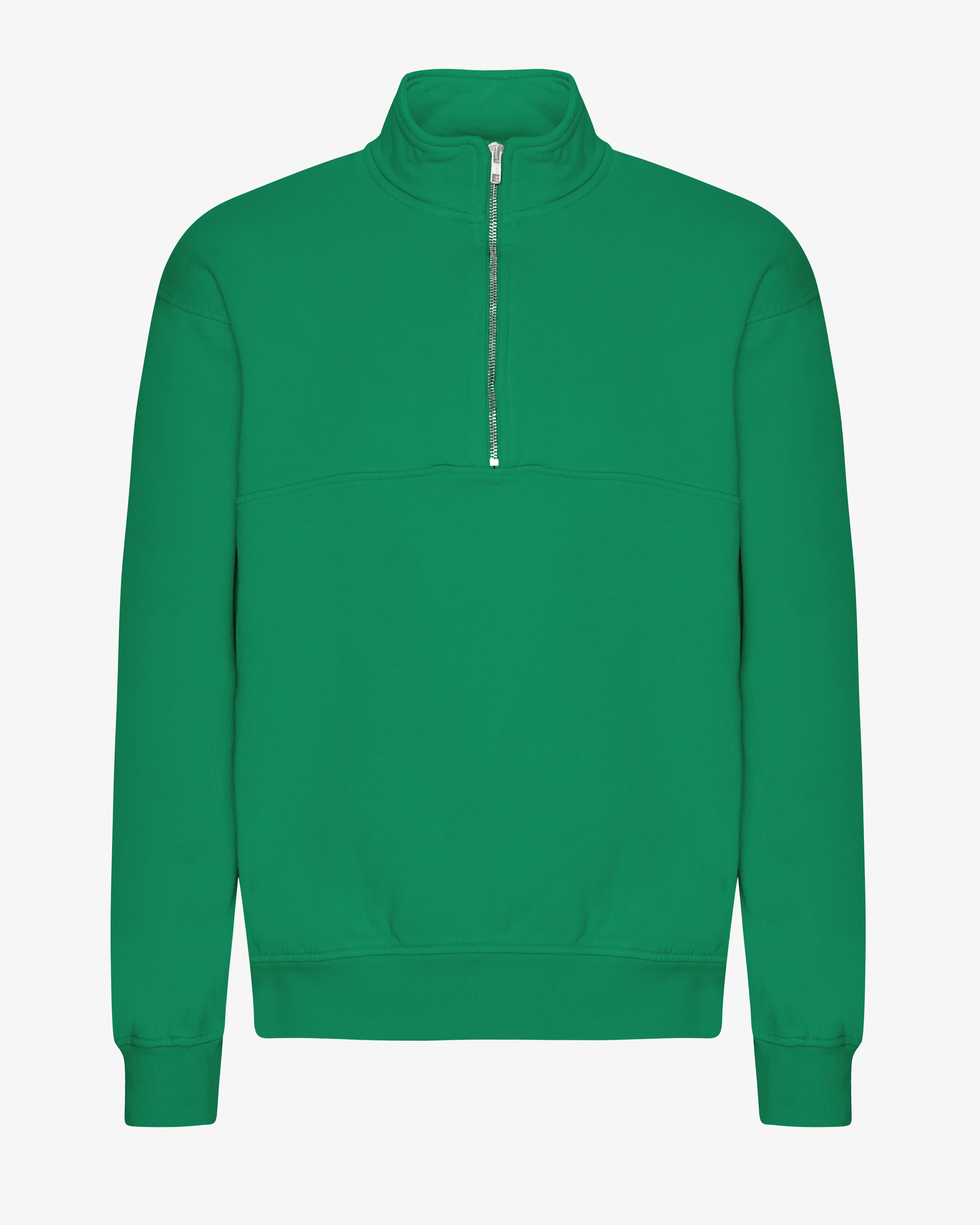 Organic Quarter Zip - Kelly Green