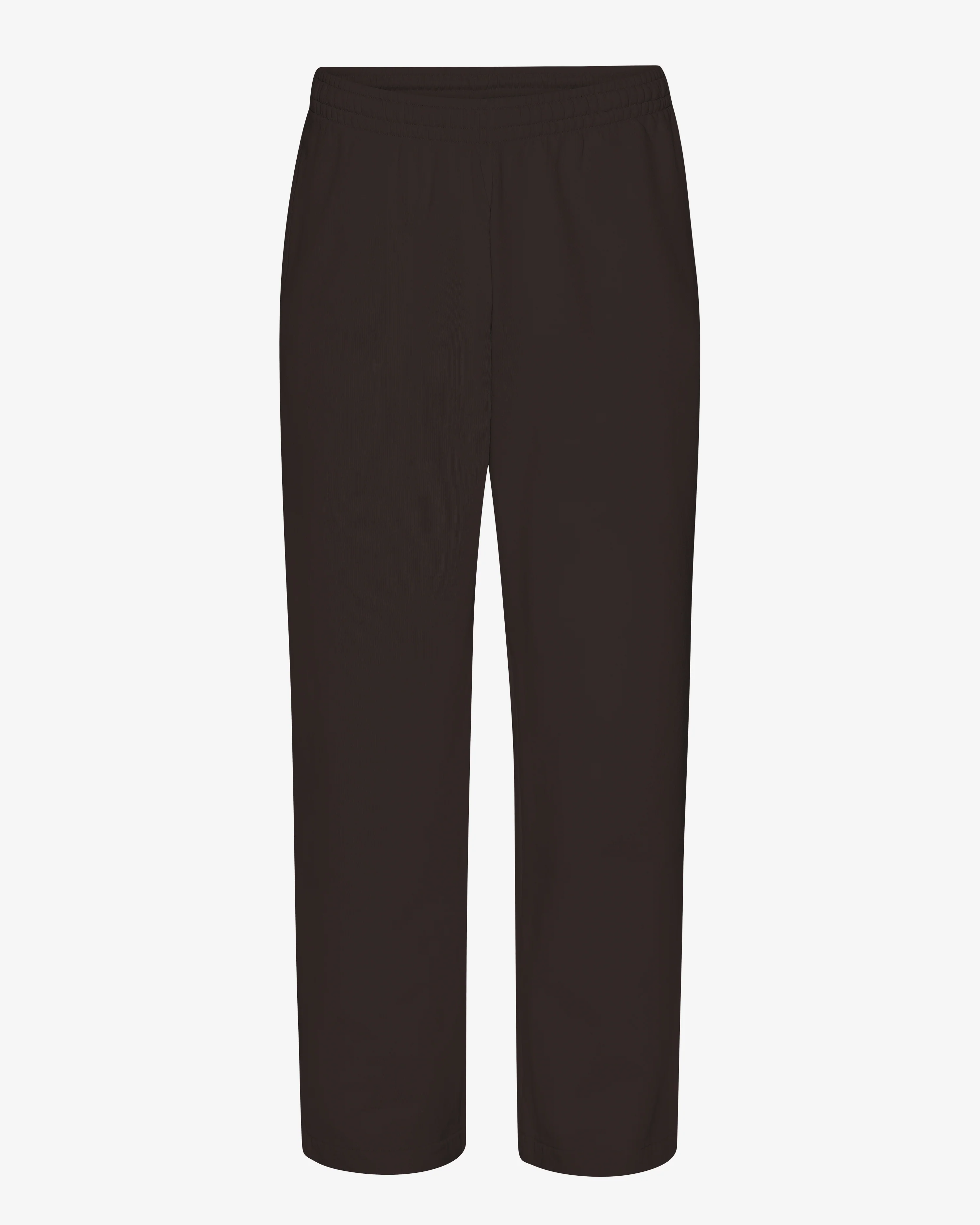 Organic Straight Leg Sweatpants - Coffee Brown