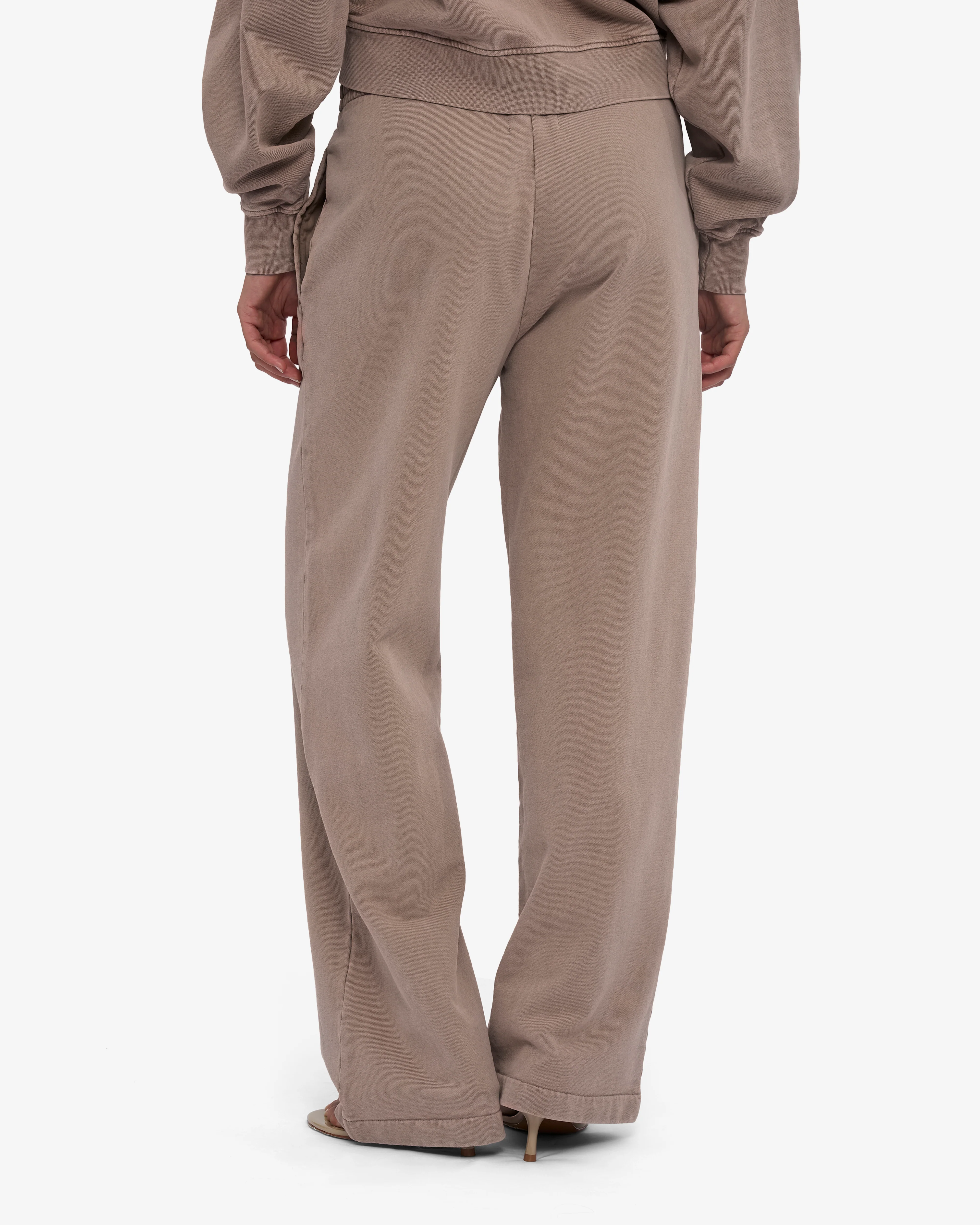 Organic Straight Leg Sweatpants - Faded Khaki - Image 5