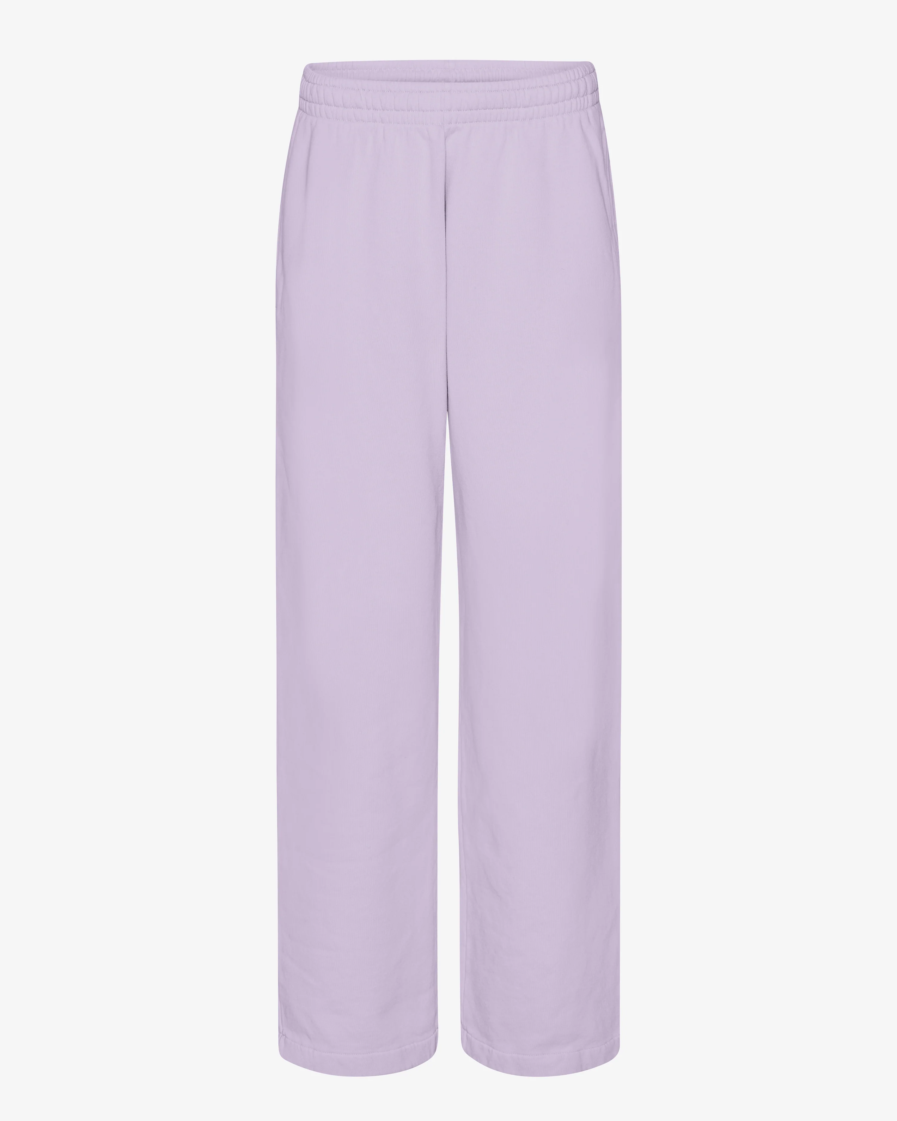 Organic Straight Leg Sweatpants - Soft Lavender