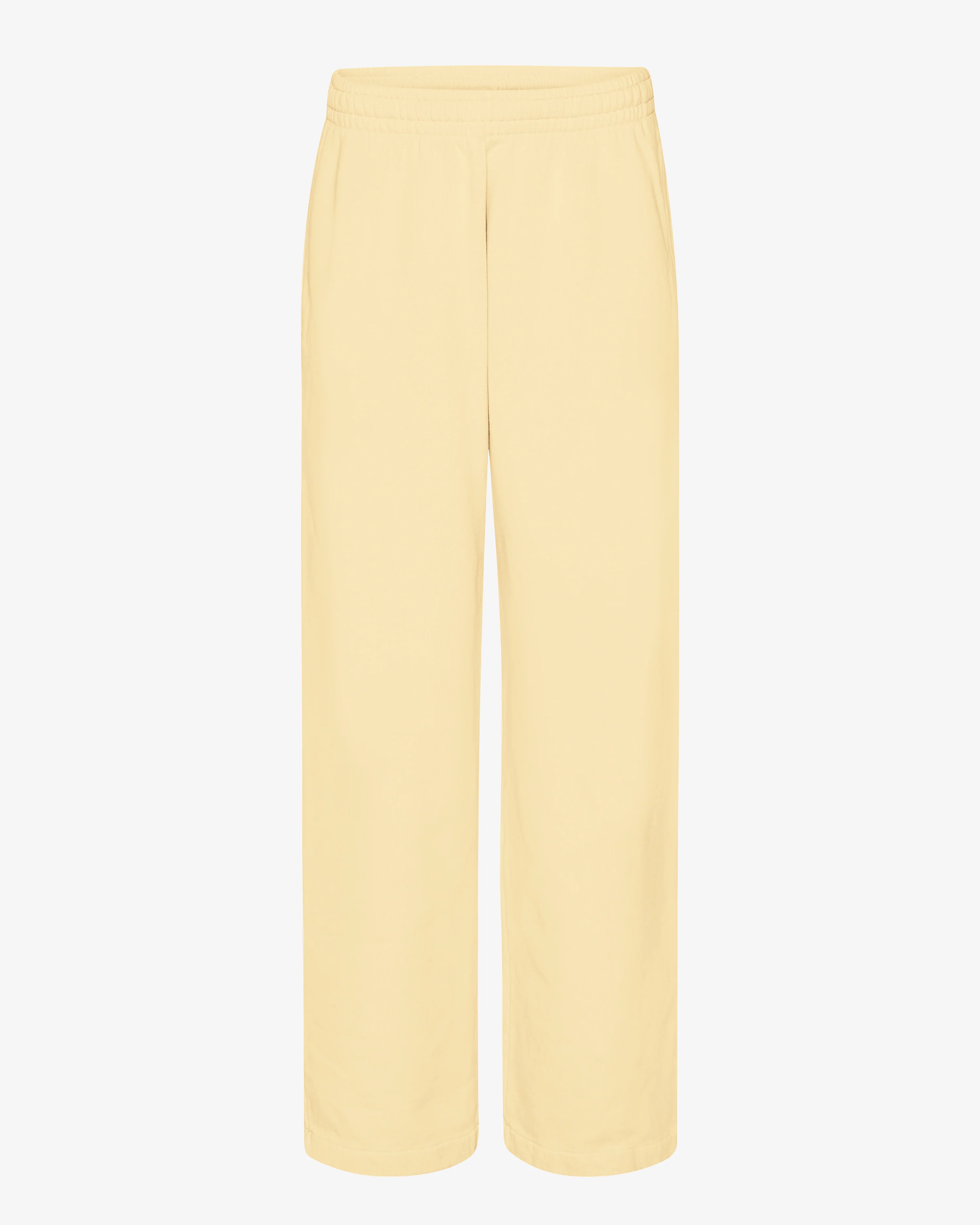 Organic Straight Leg Sweatpants - Soft Yellow
