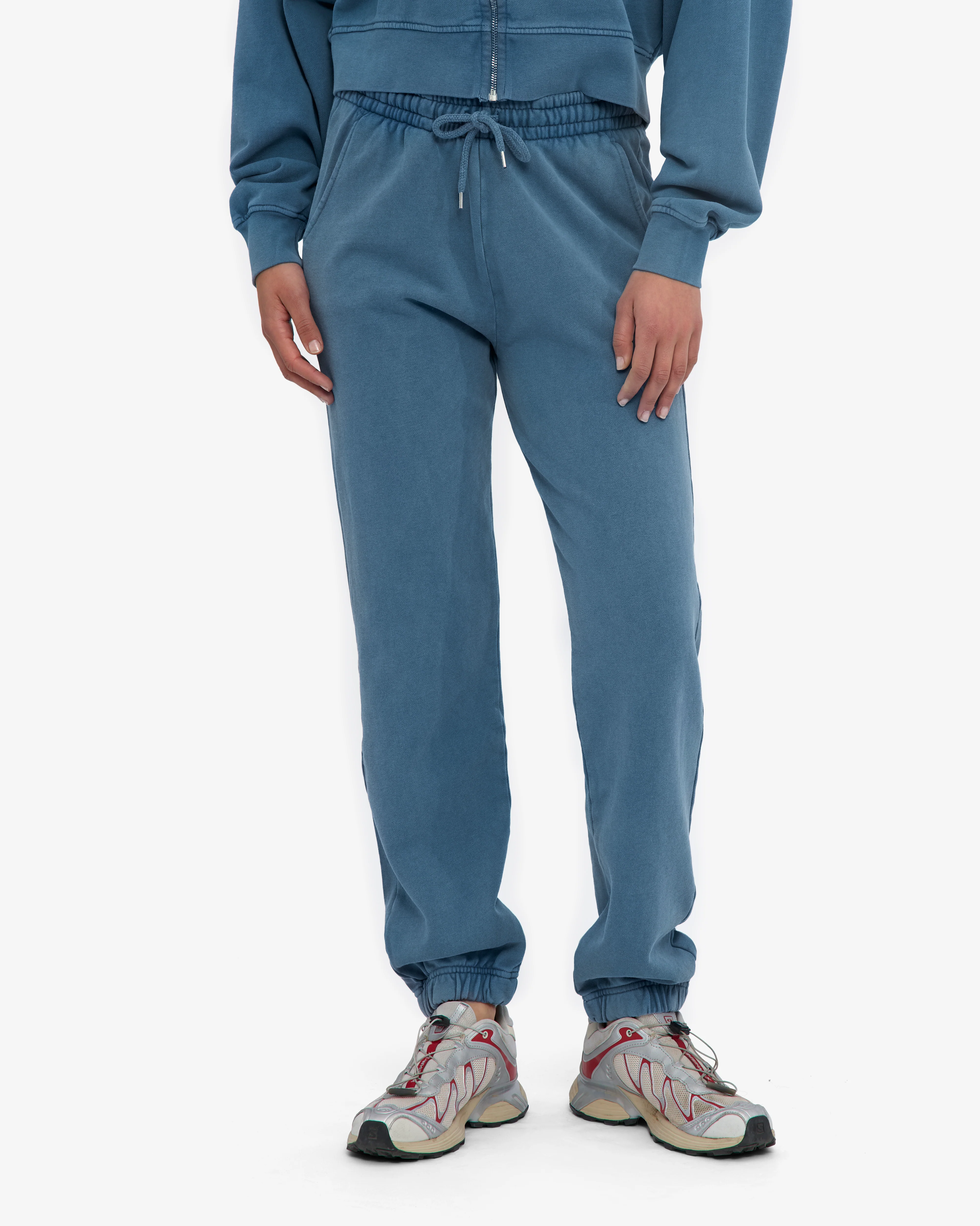 Organic Sweatpants - Faded Indigo - Image 2