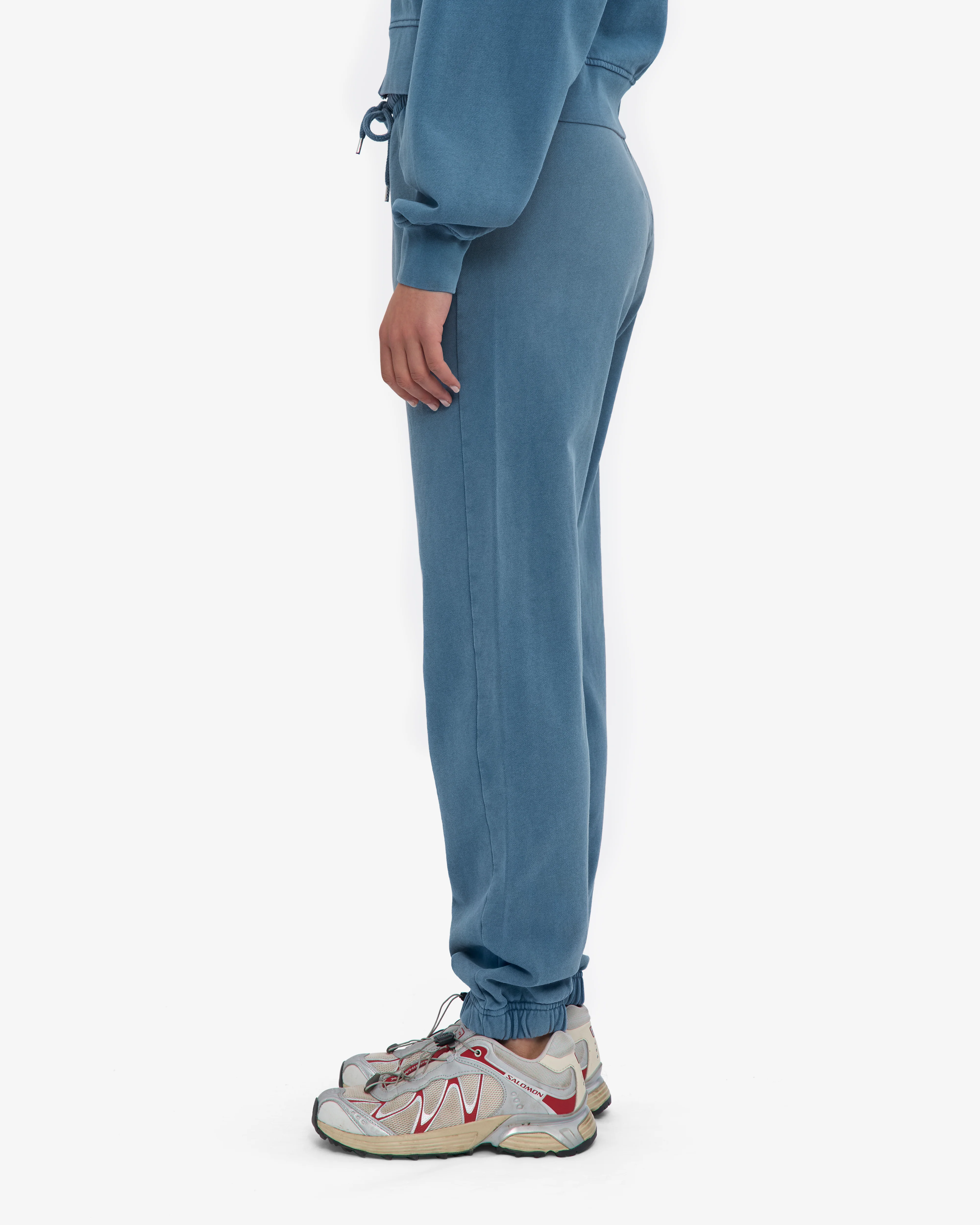 Organic Sweatpants - Faded Indigo - Image 3