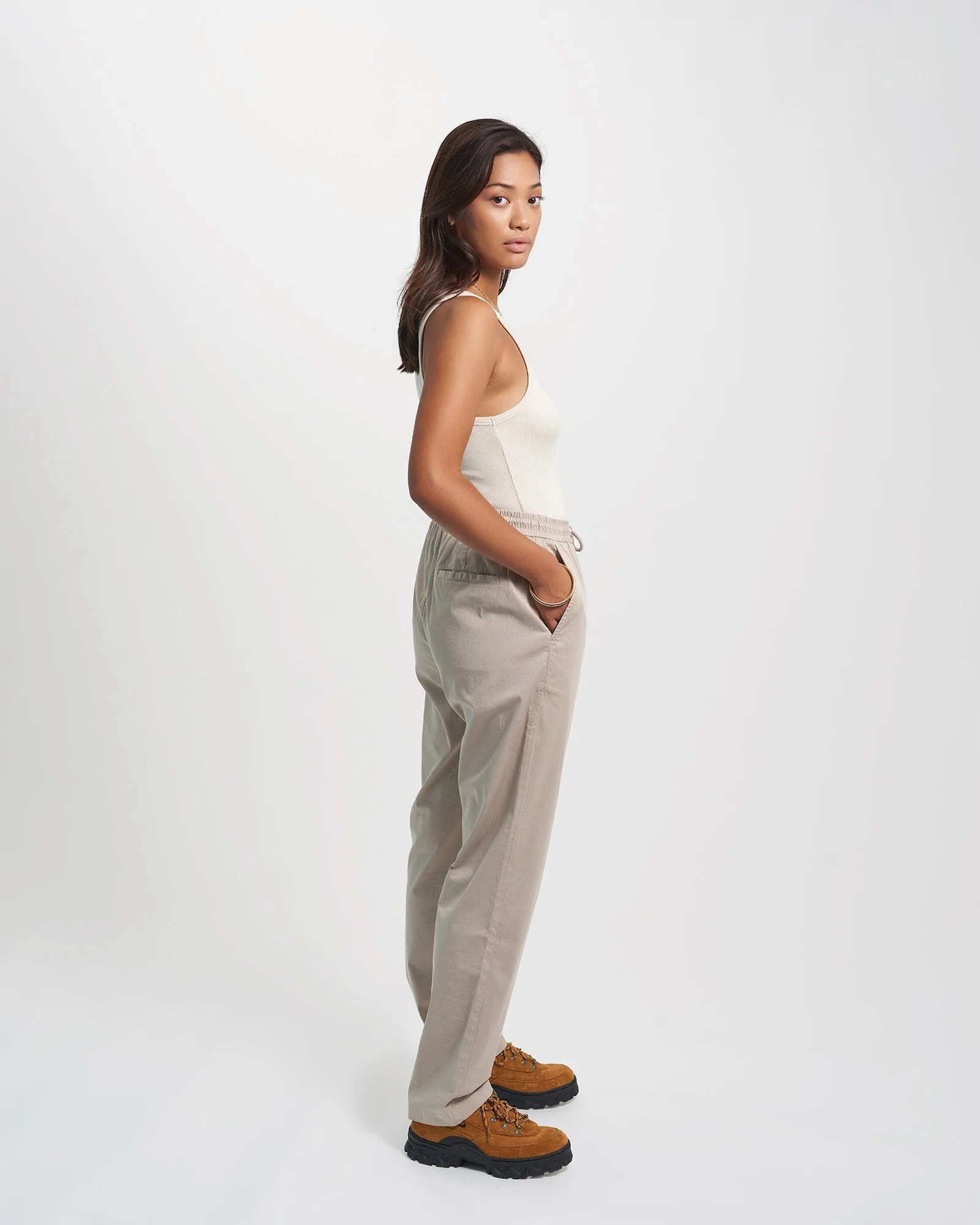 Organic Twill Pants - Deep Black - Image 4