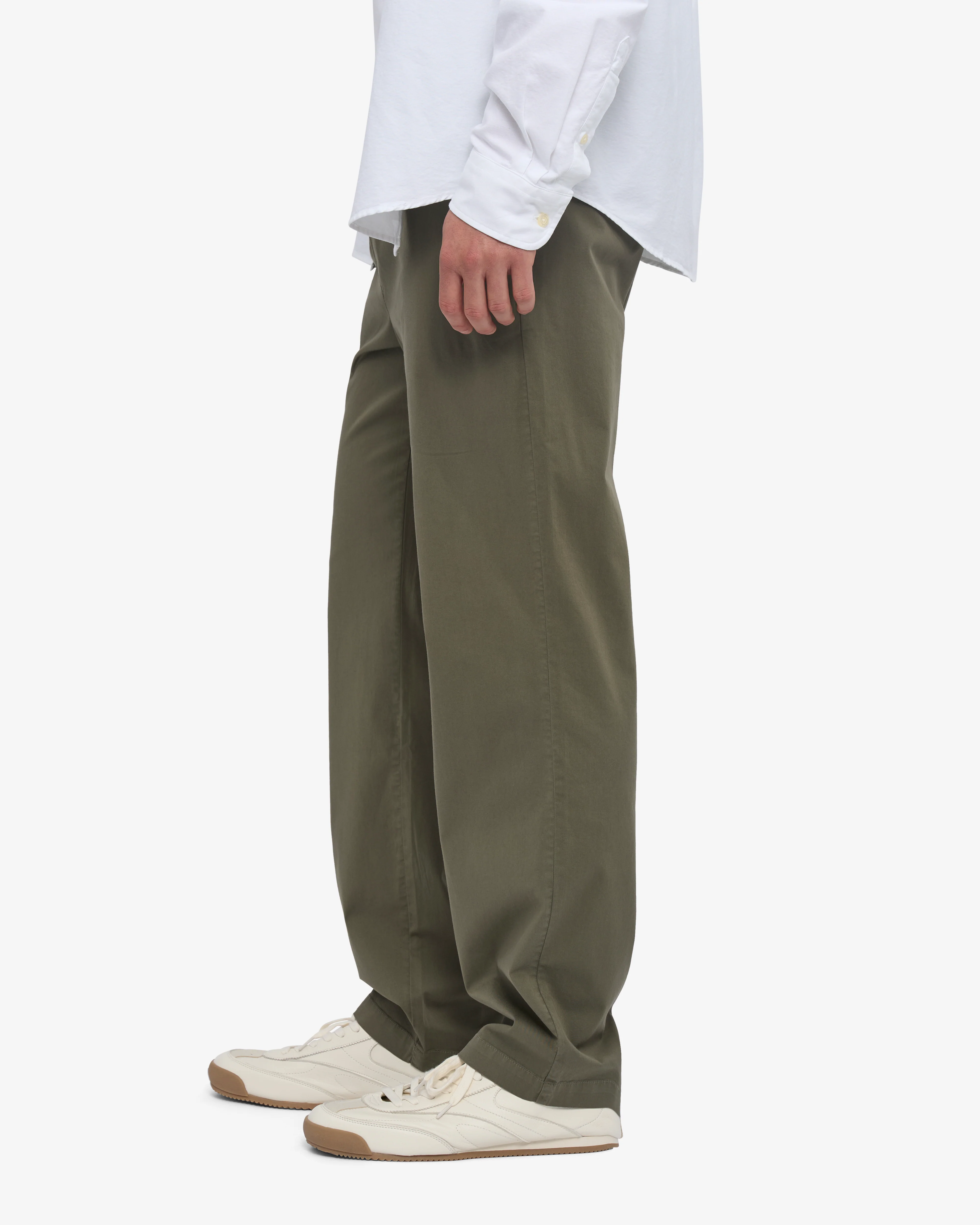 Organic Twill Pants - Dusty Olive - Image 3