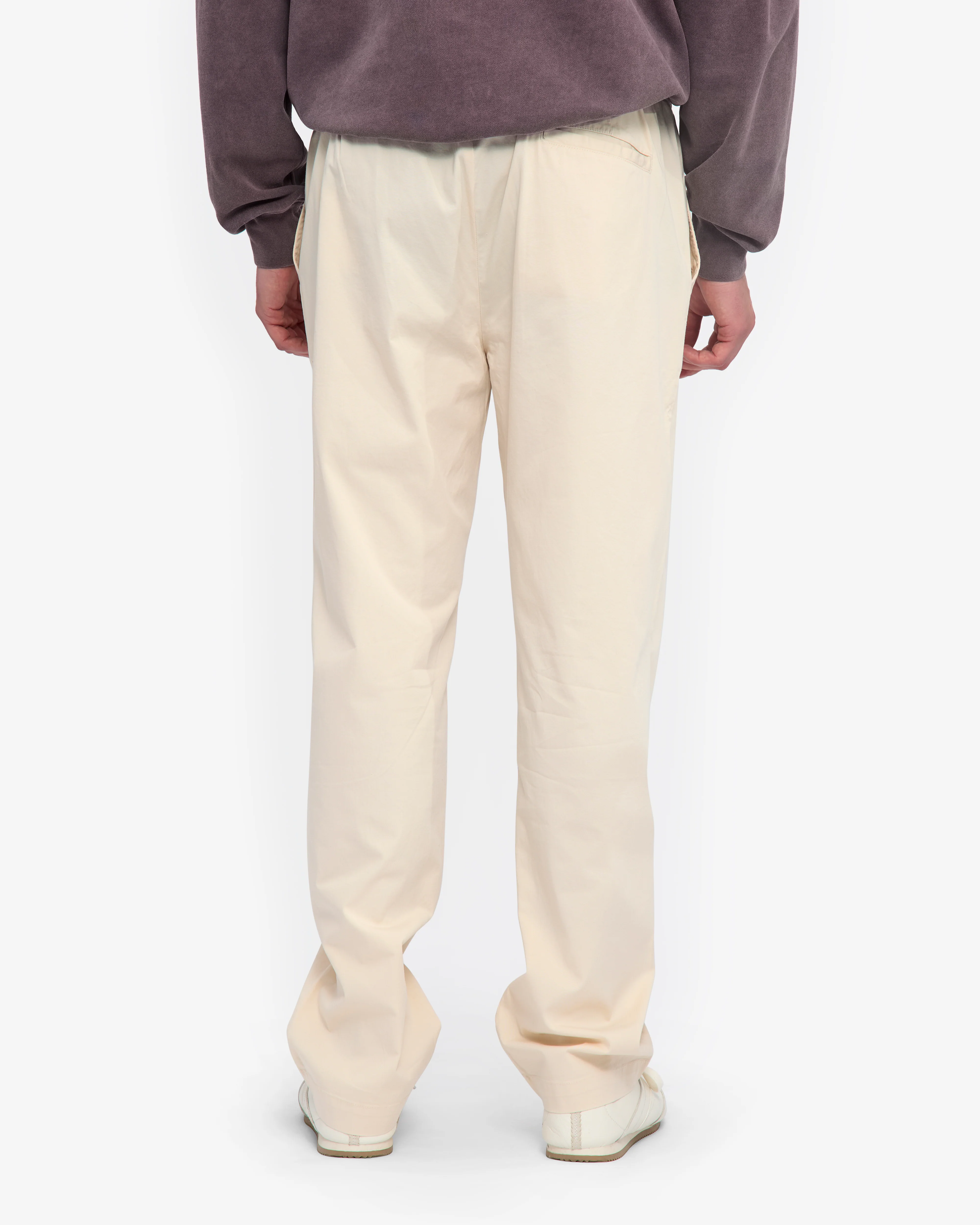 Organic Twill Pants - Ivory White - Image 4
