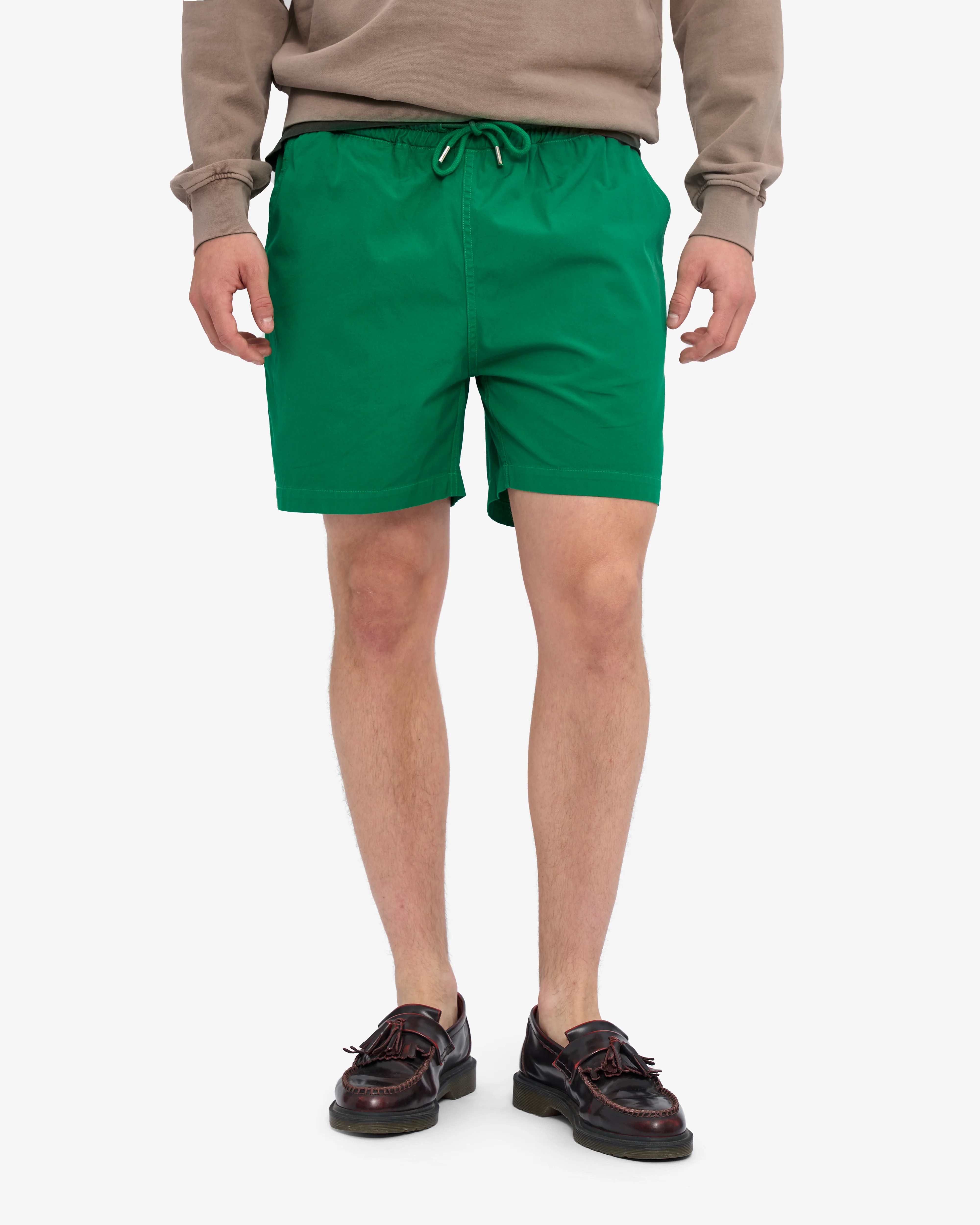 Organic Twill Shorts - Kelly Green - Image 2