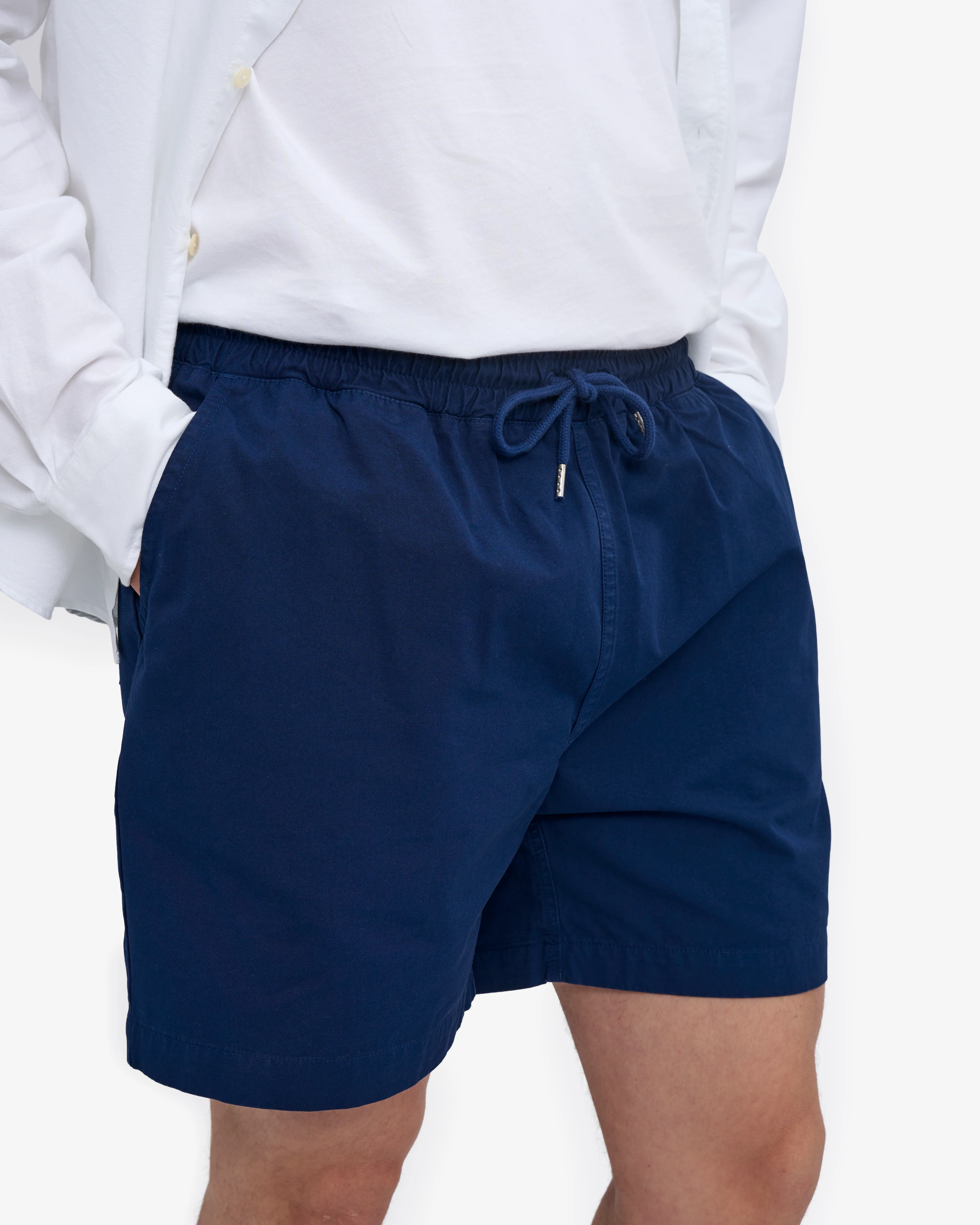Organic Twill Shorts - Marine Blue - Image 6