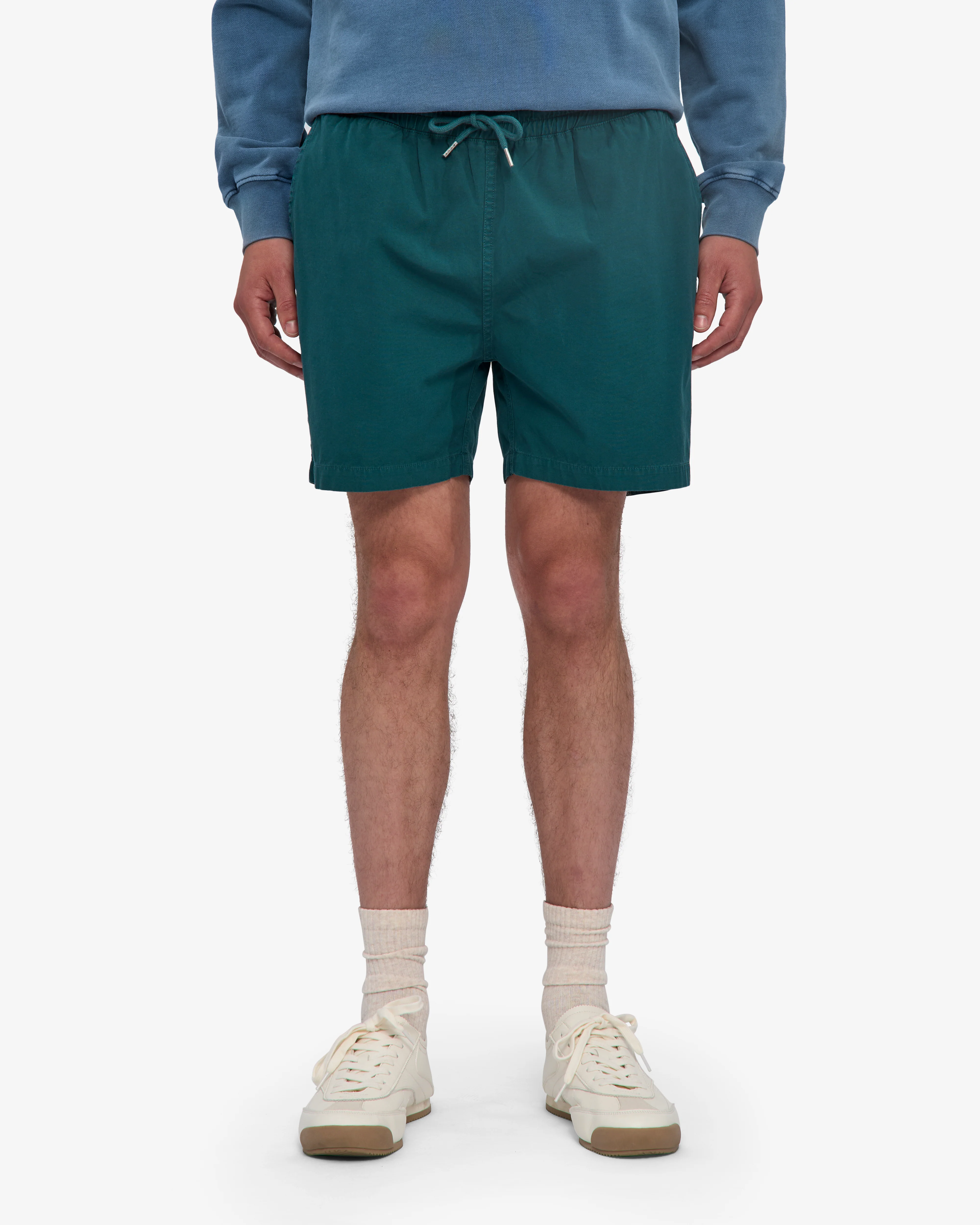Organic Twill Shorts - Ocean Green - Image 2