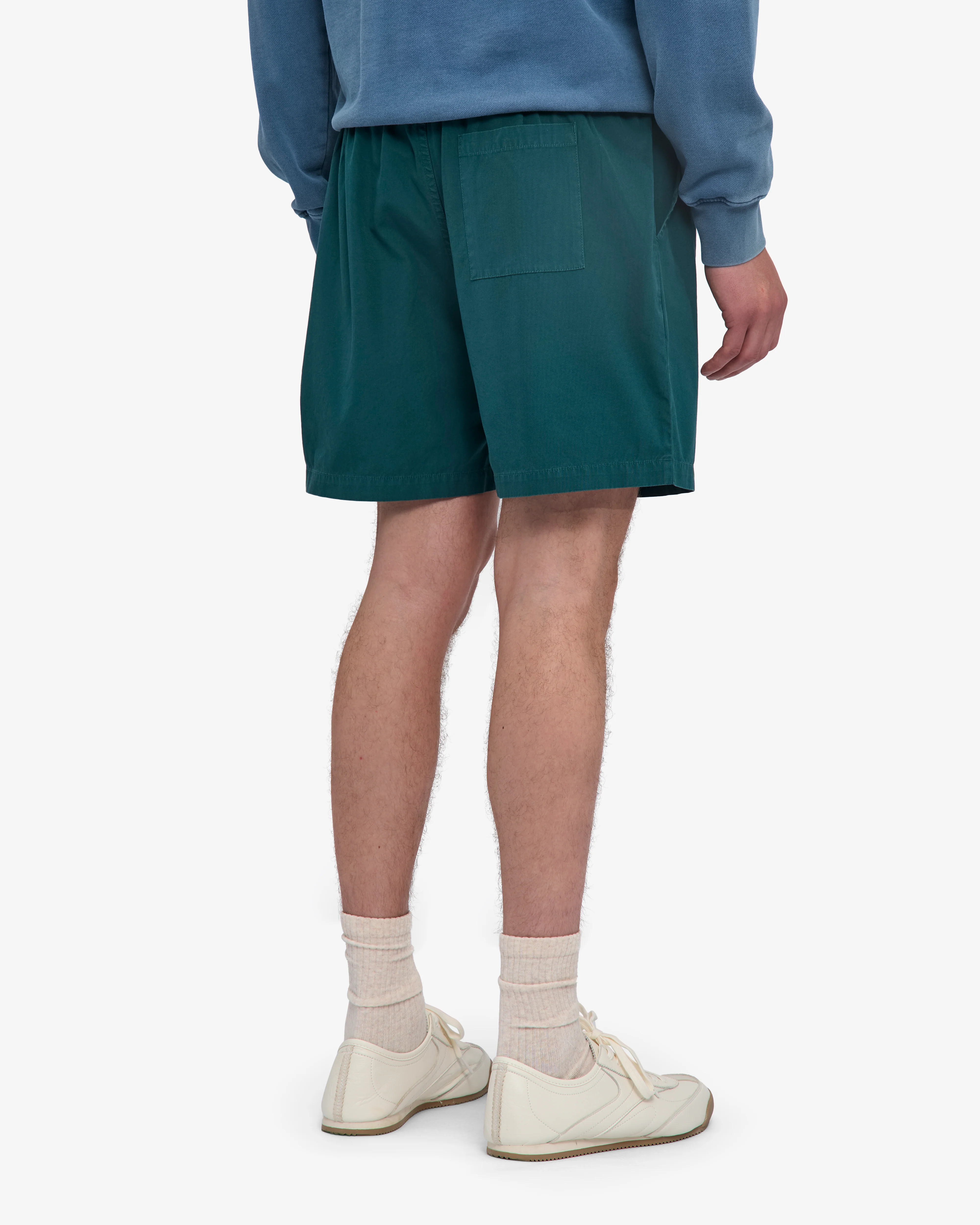 Organic Twill Shorts - Ocean Green - Image 4