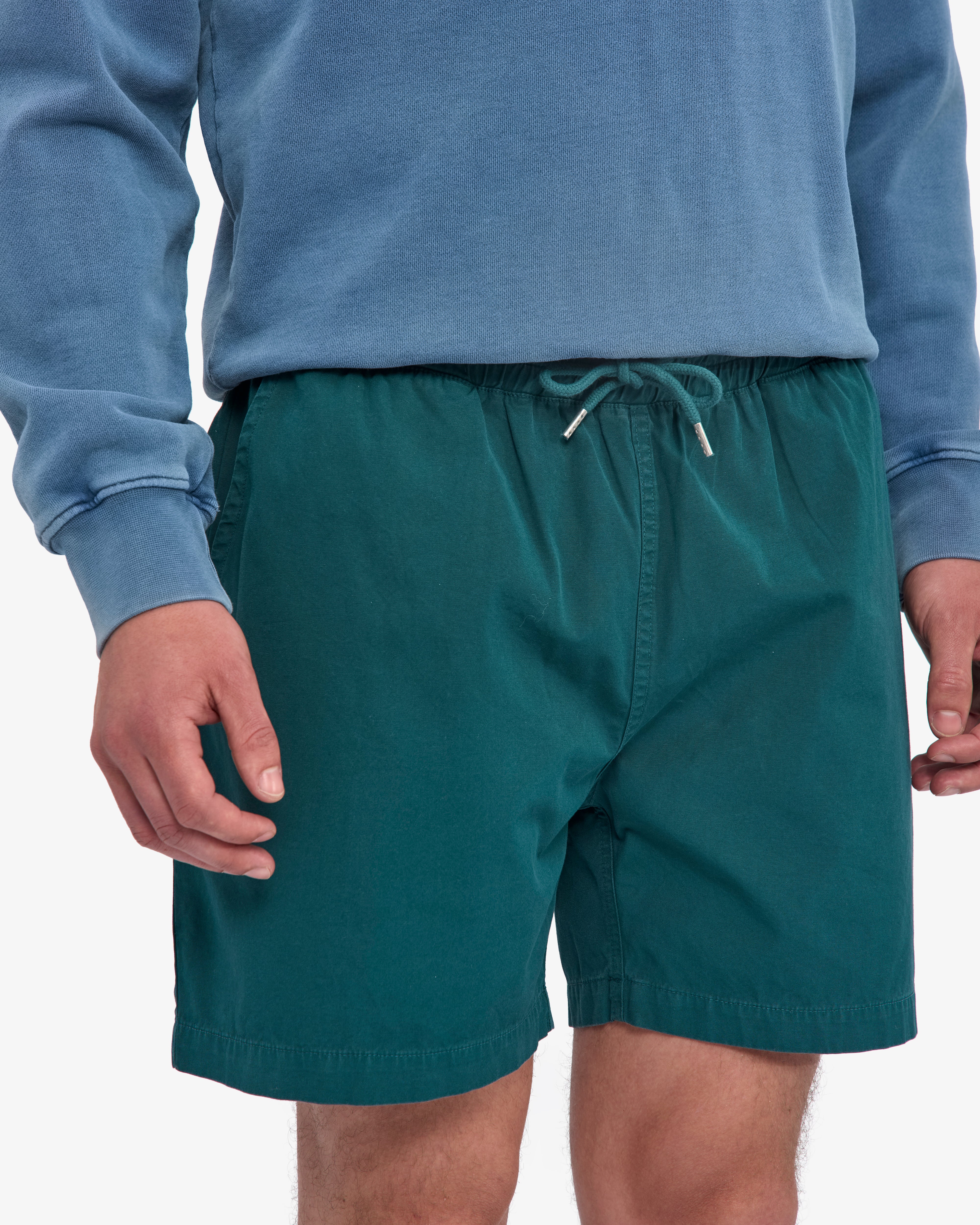 Organic Twill Shorts - Ocean Green - Image 6