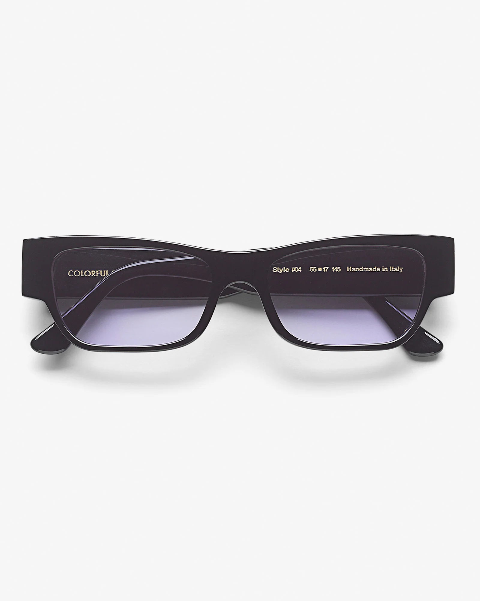 Sunglass 04 - Deep Black Solid - Lavender - Image 6