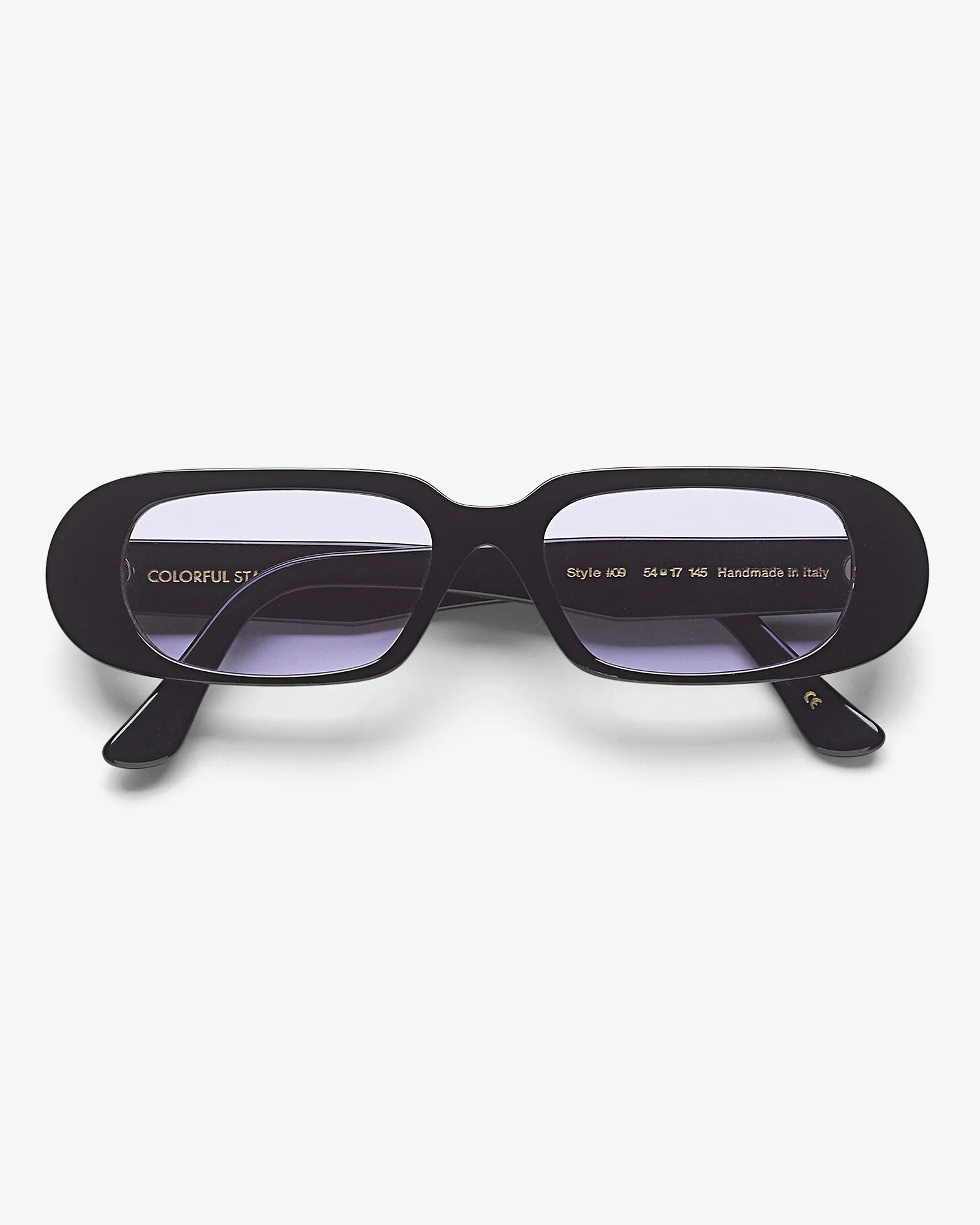 Sunglass 09 - Deep Black Solid - Lavender - Image 6