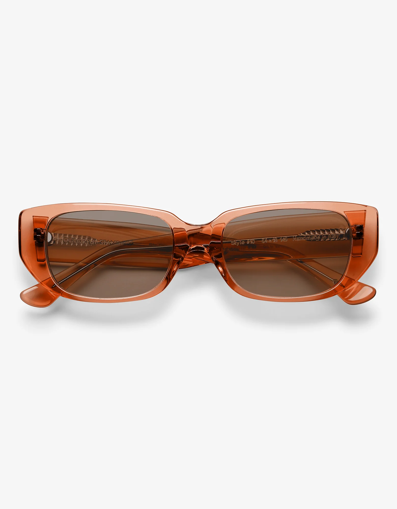 Sunglass 10 - Dark Amber - Brown - Image 6
