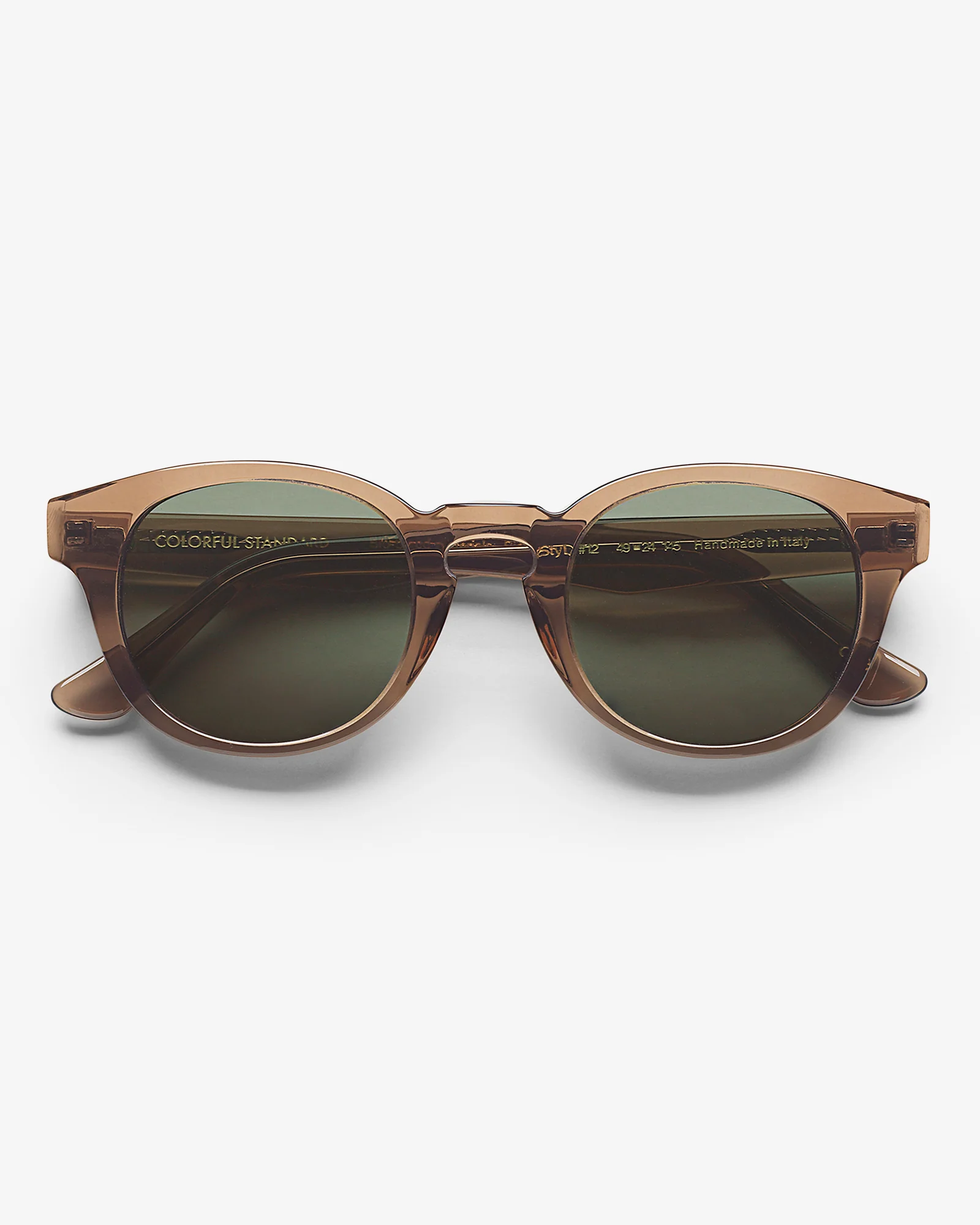 Sunglass 12 - Coffee Brown - Green - Image 6