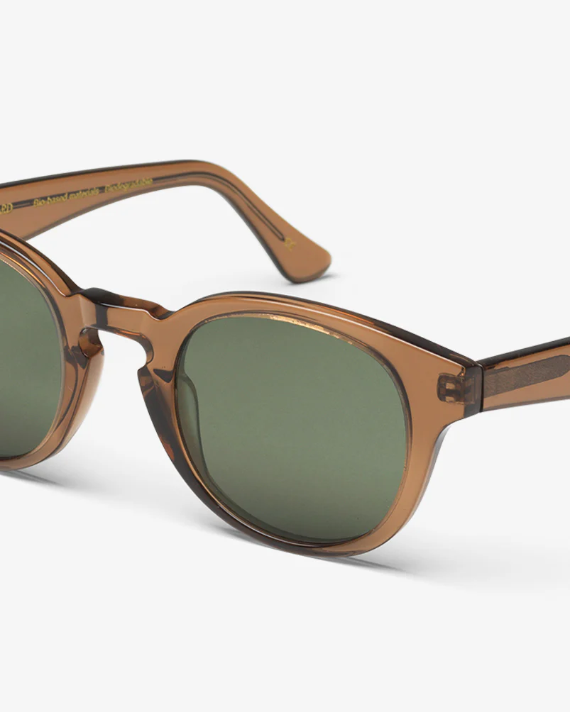 Sunglass 12 - Coffee Brown - Green - Image 7