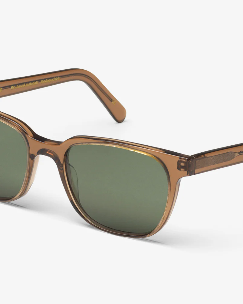 Sunglass 14 - Coffee Brown - Green - Image 7