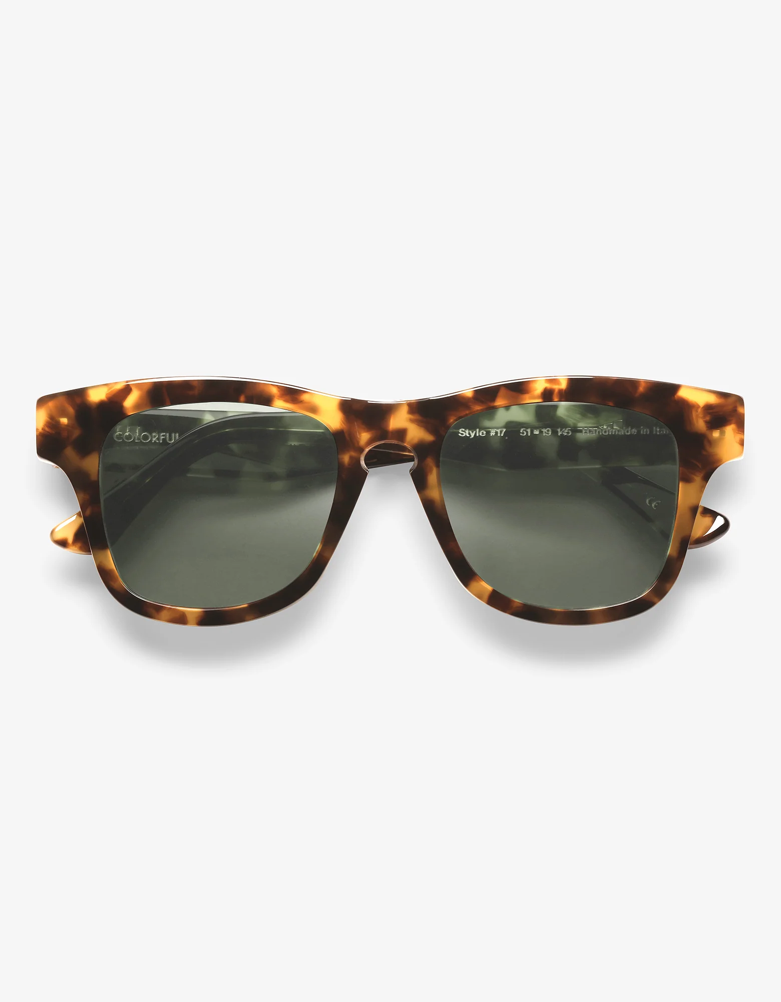Sunglass 17 - Classic Havana - Green - Image 6