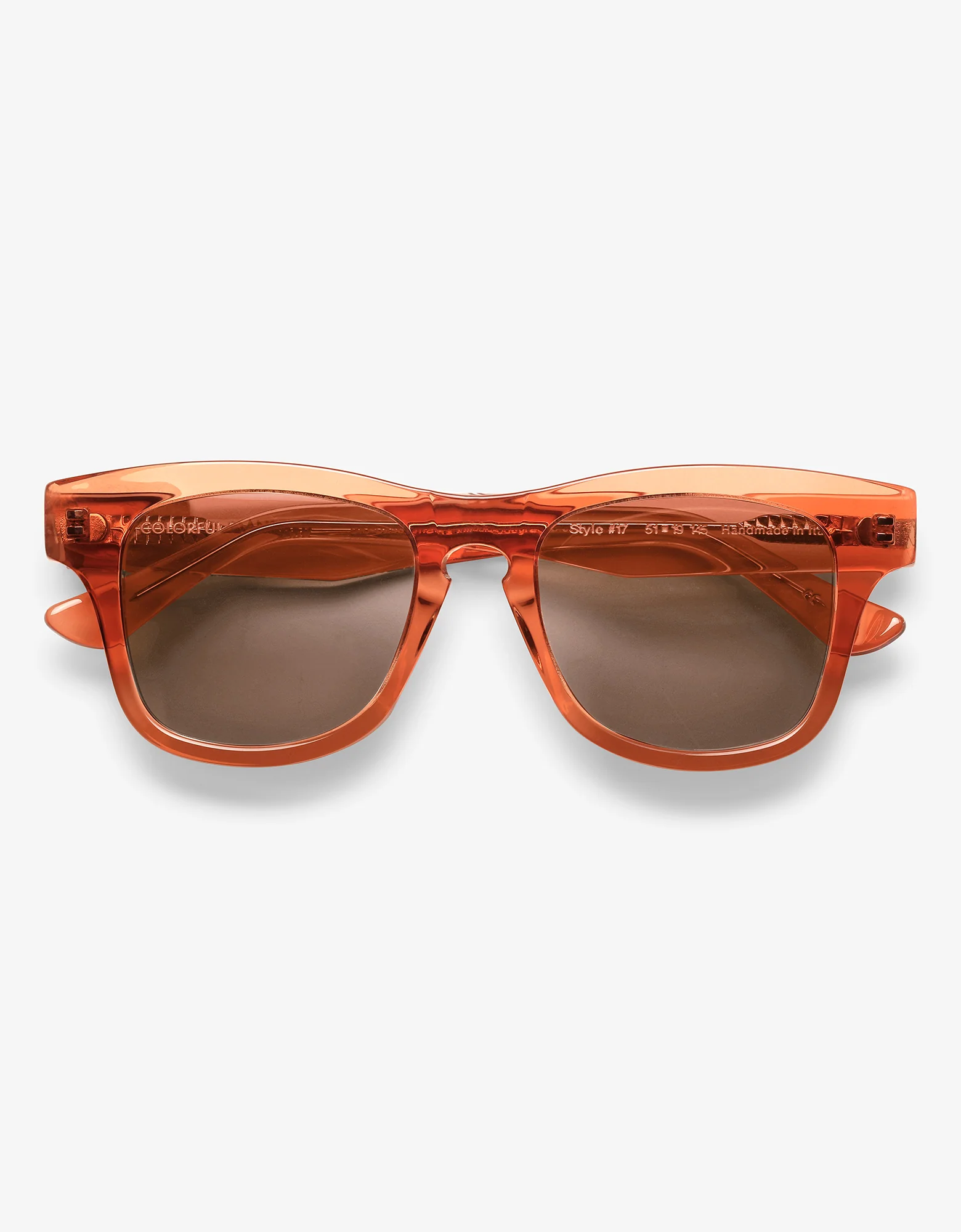Sunglass 17 - Dark Amber - Brown - Image 6