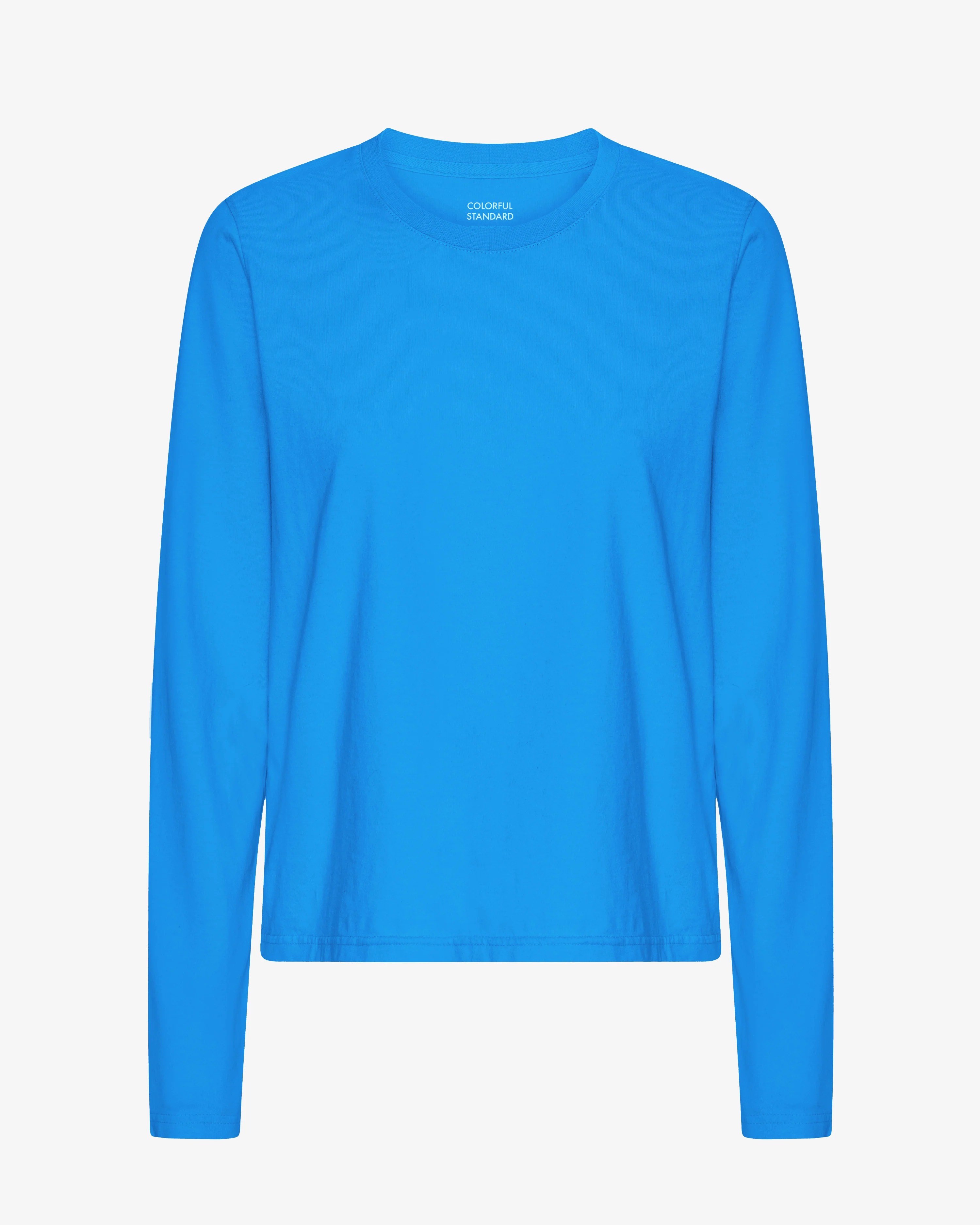 Women Organic LS T-Shirt - Pacific Blue